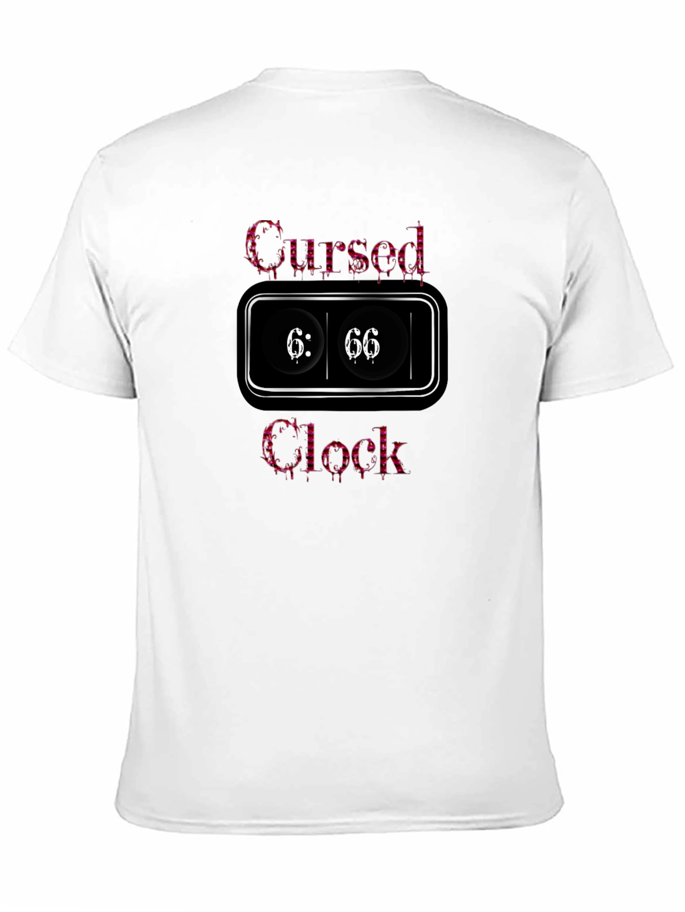 Cursed Clock T-Shirt - 6:66 Design