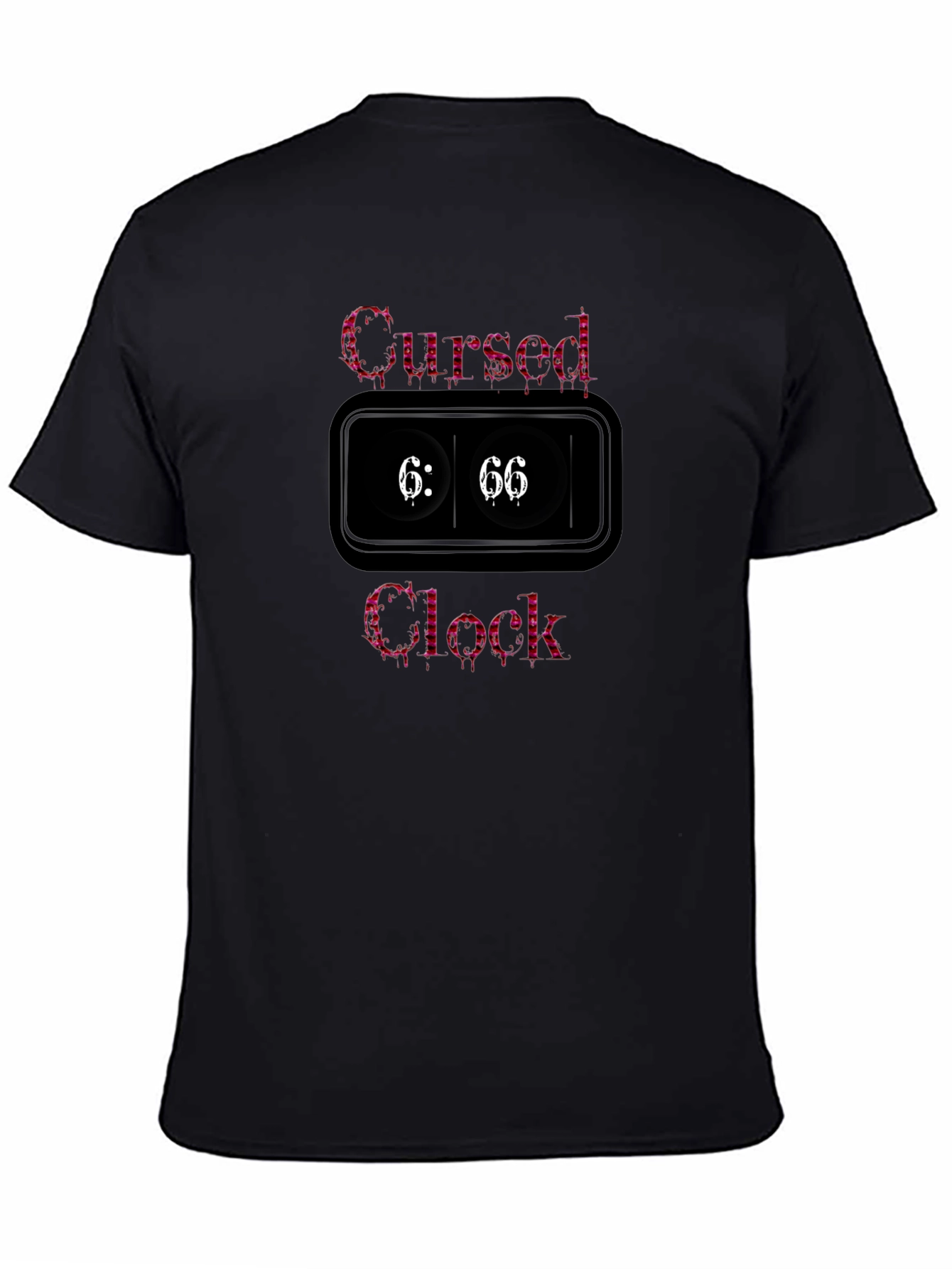 Cursed Clock T-Shirt - 6:66 Design