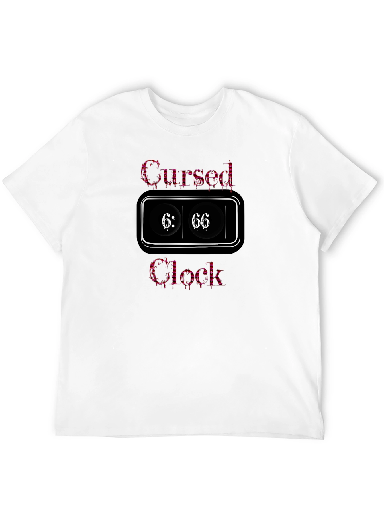 Cursed Clock T-Shirt - 6:66 Design