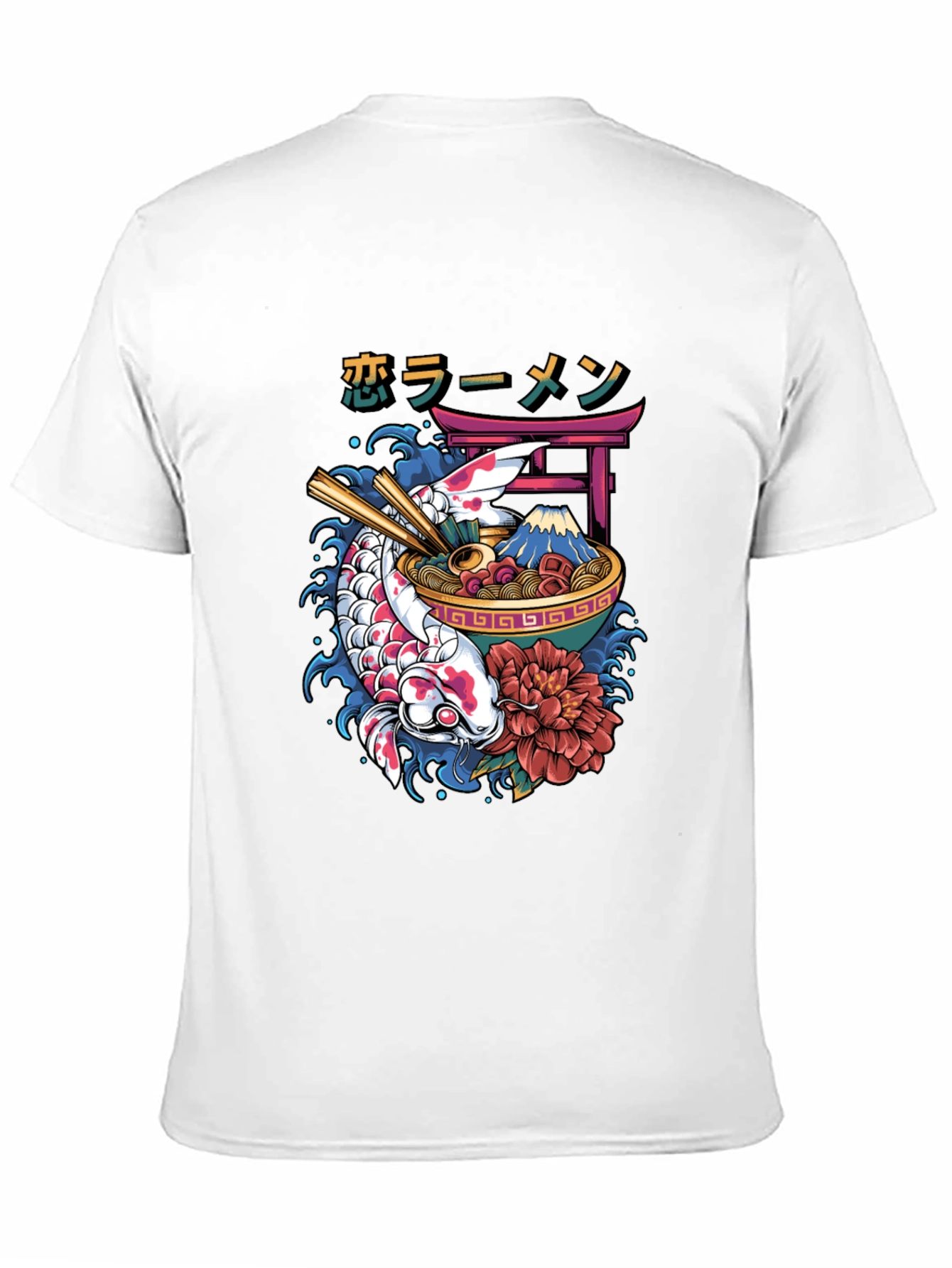 Koi Ramen Graphic Tee - Japanese Inspired Design