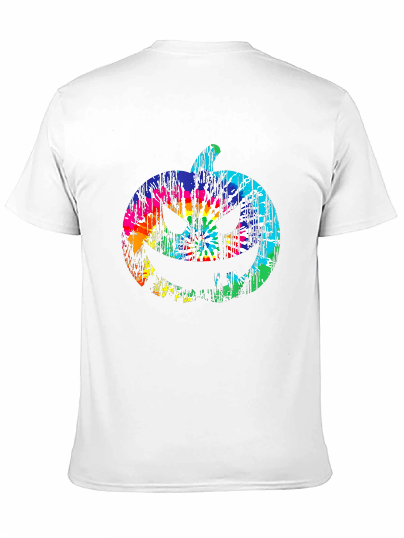 Tie Dye Pumpkin Halloween T-Shirt