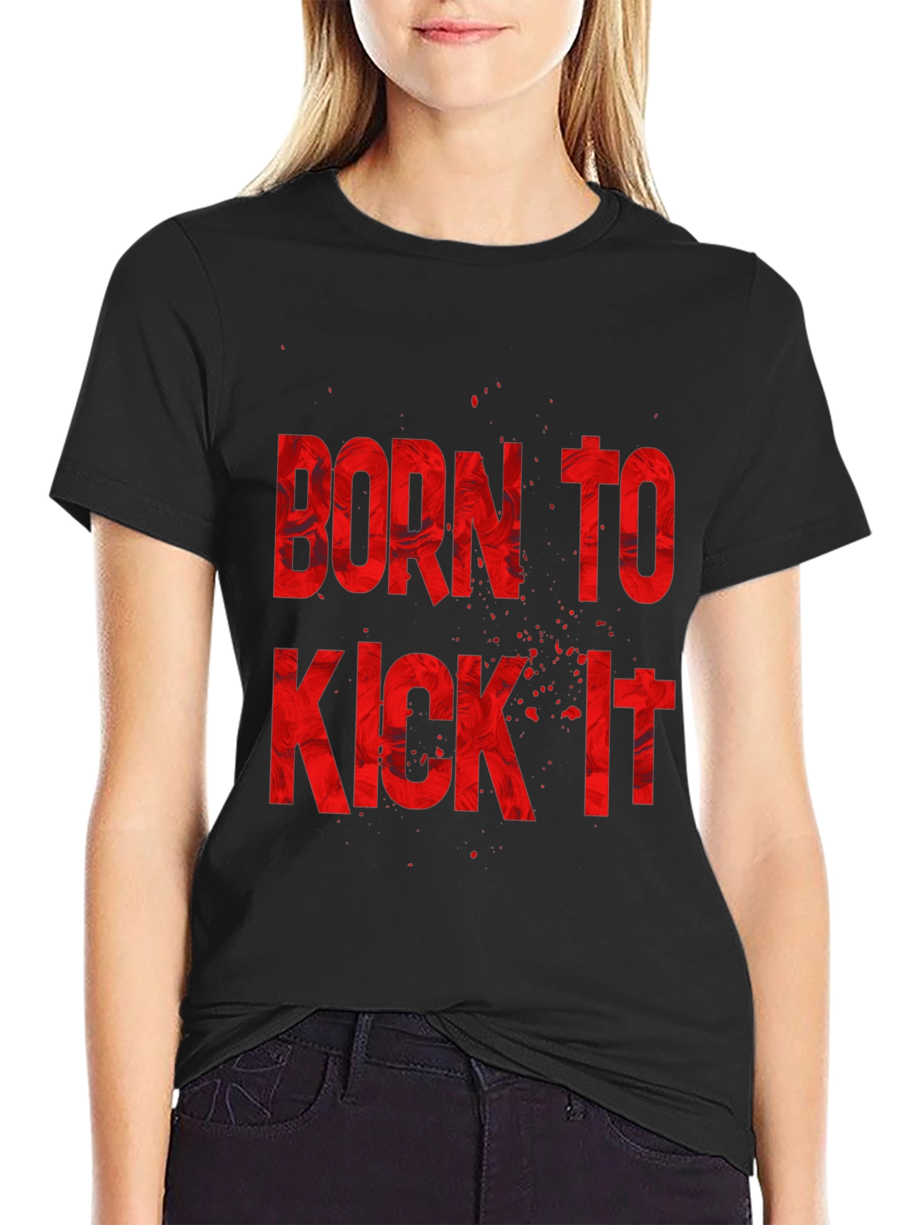 Born to Kick It Graphic T-Shirt