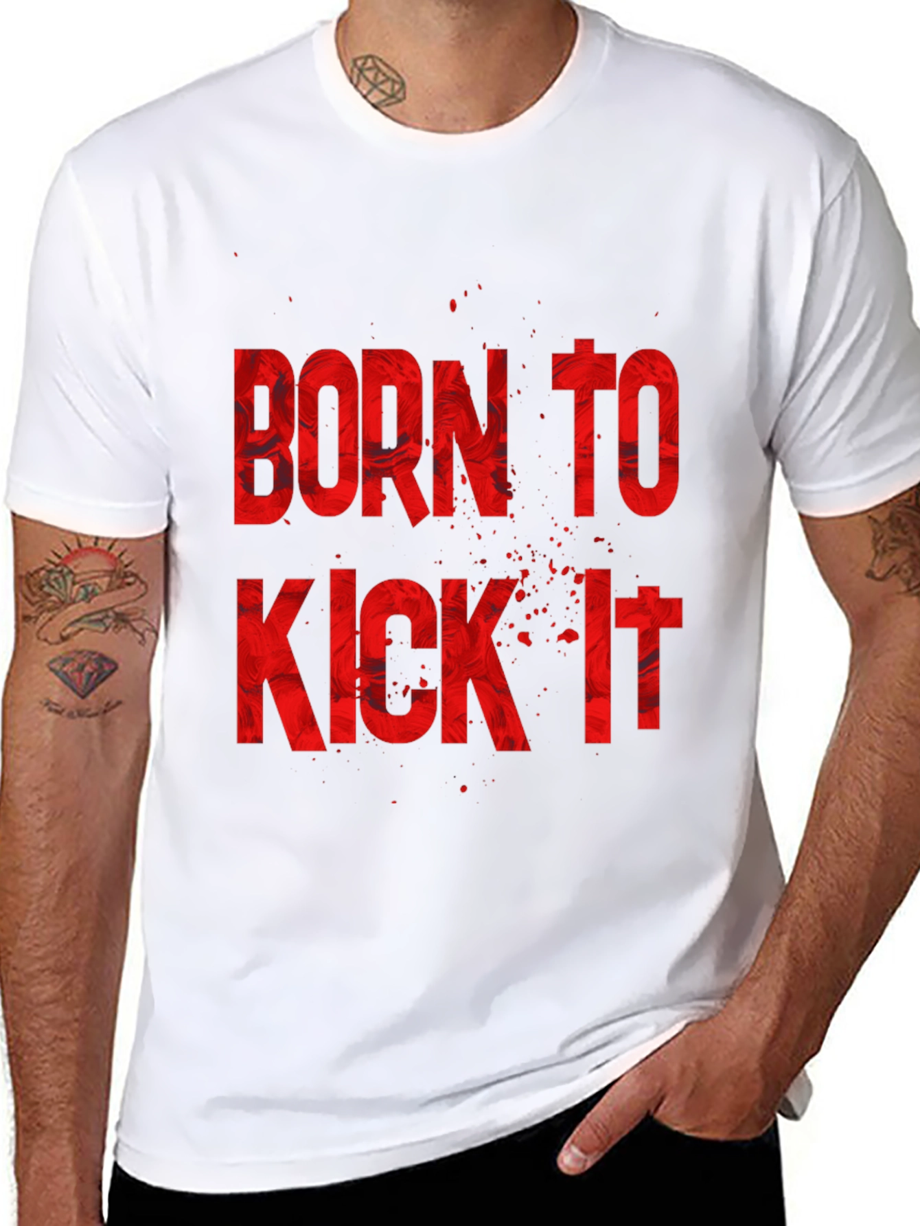 Born to Kick It Graphic T-Shirt