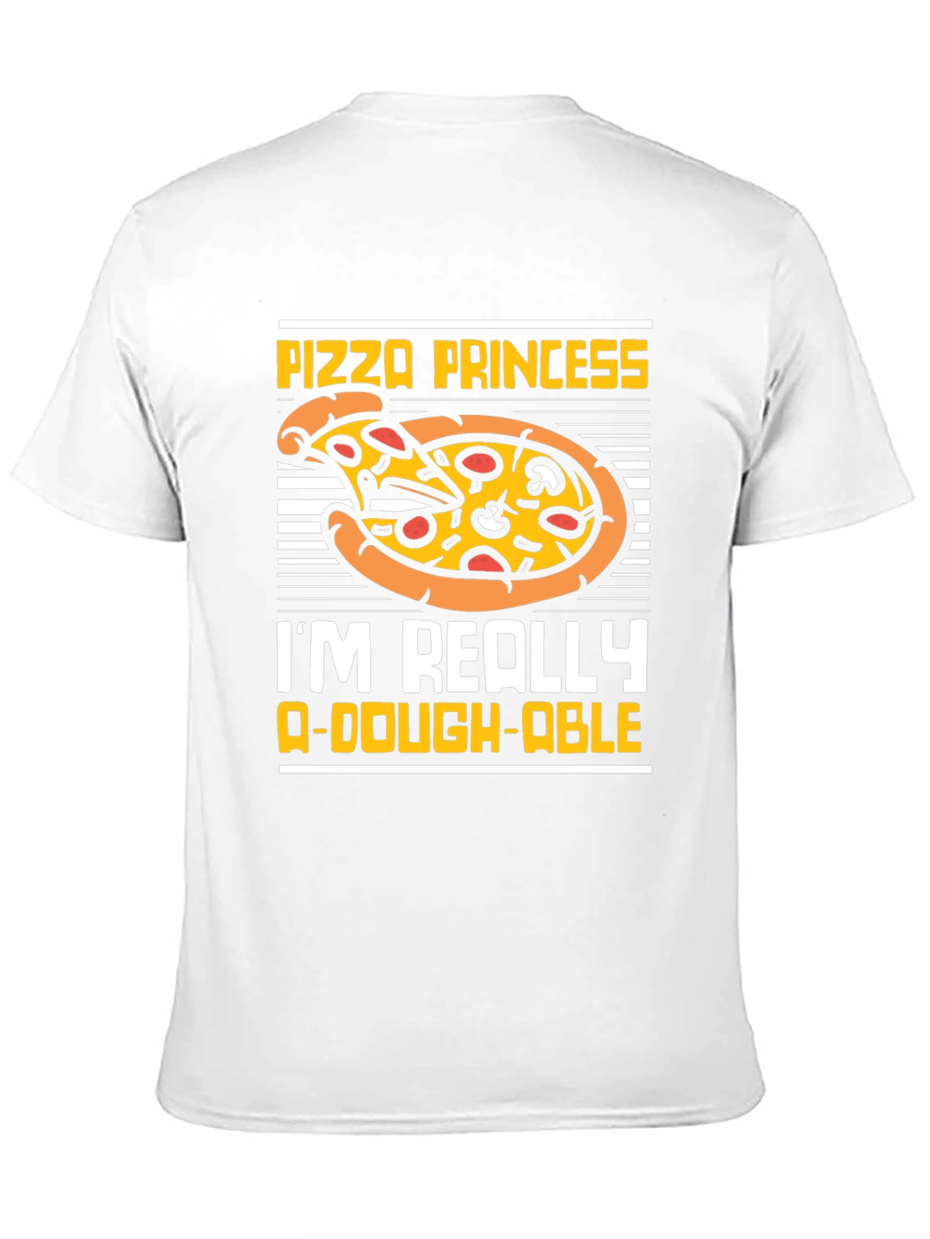 Pizza Princess Graphic T-Shirt Funny Food Tee