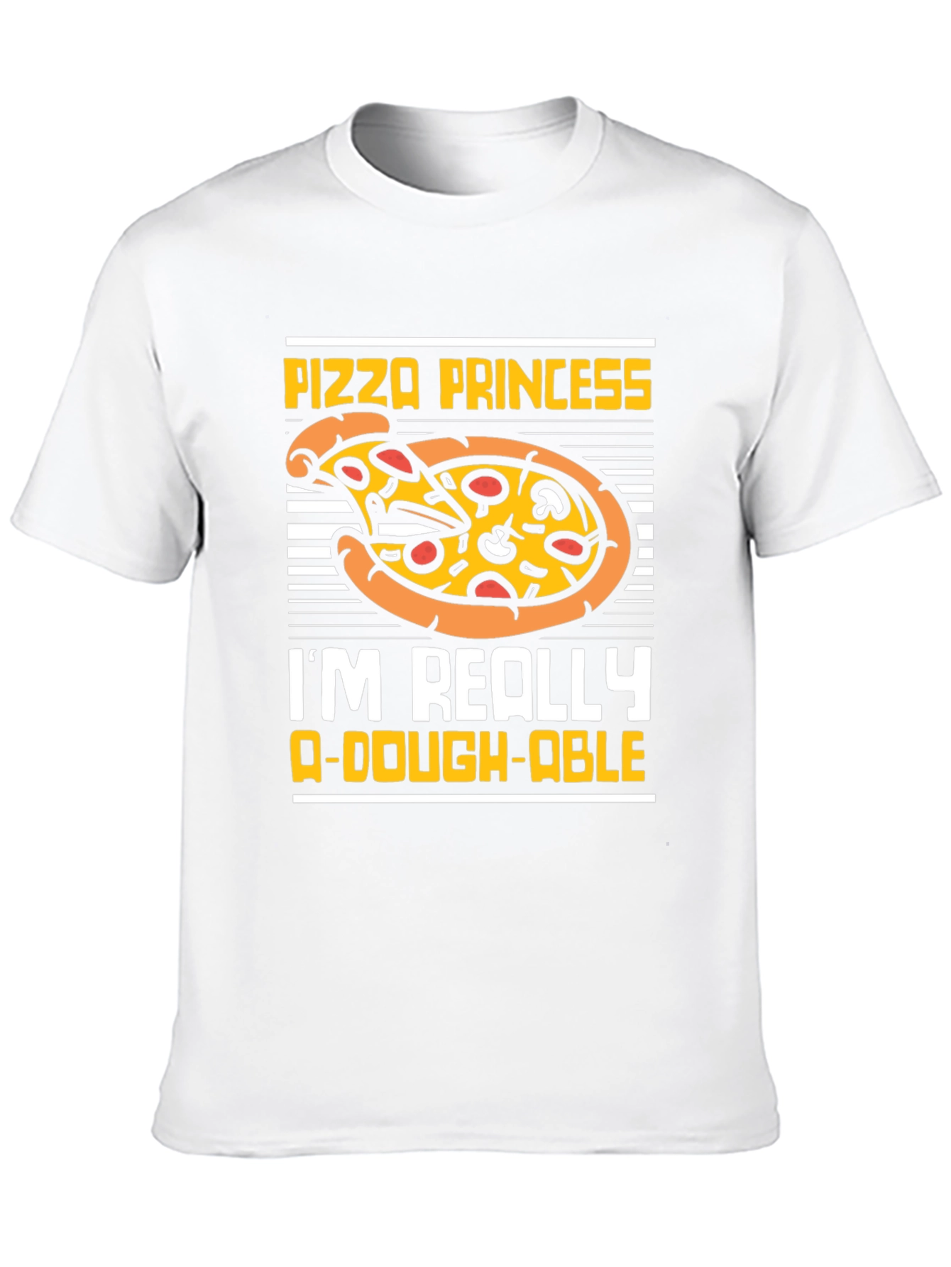 Pizza Princess Graphic T-Shirt Funny Food Tee