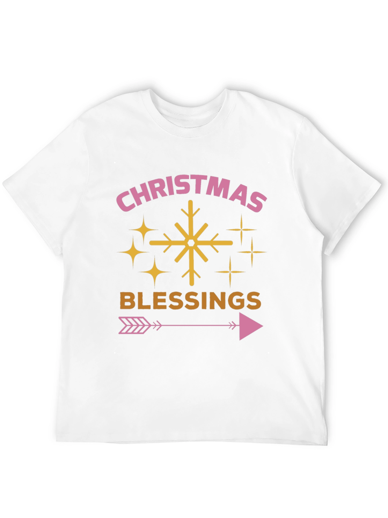 Christmas Blessings Graphic Tee - Holiday Cheer