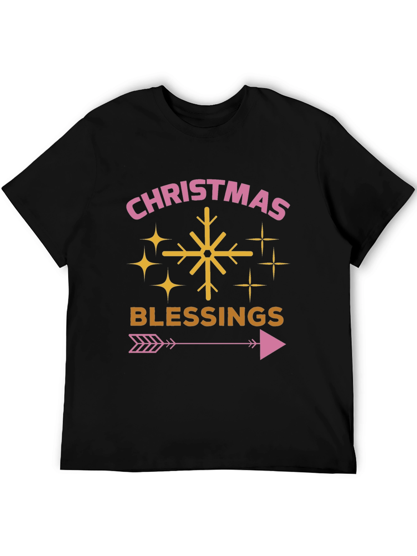 Christmas Blessings Graphic Tee - Holiday Cheer