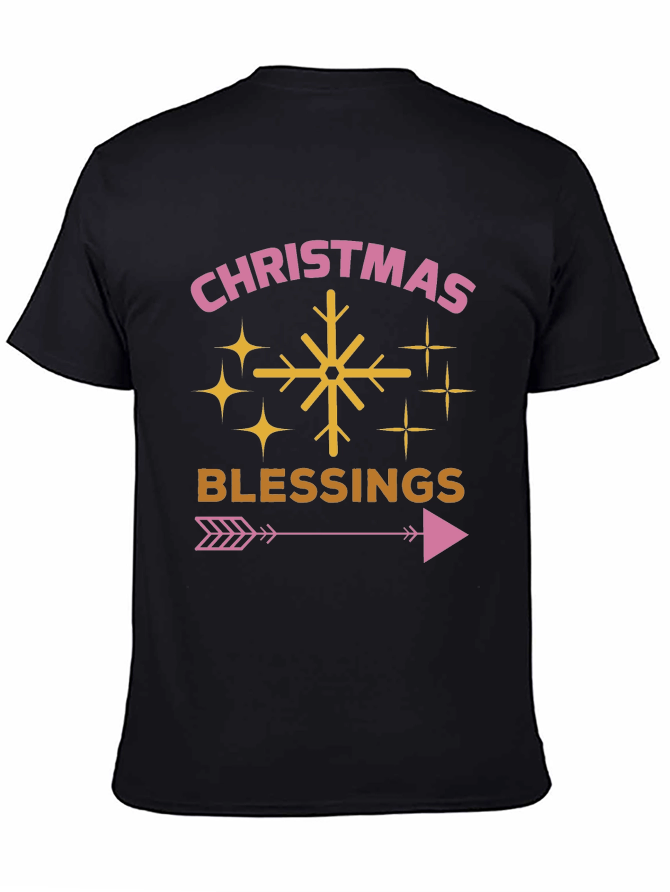 Christmas Blessings Graphic Tee - Holiday Cheer