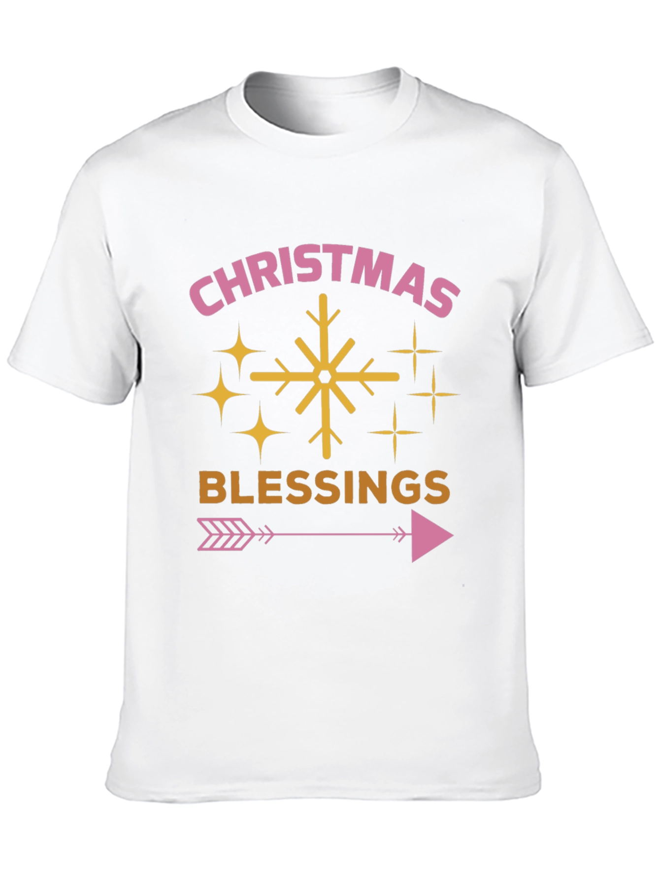 Christmas Blessings Graphic Tee - Holiday Cheer