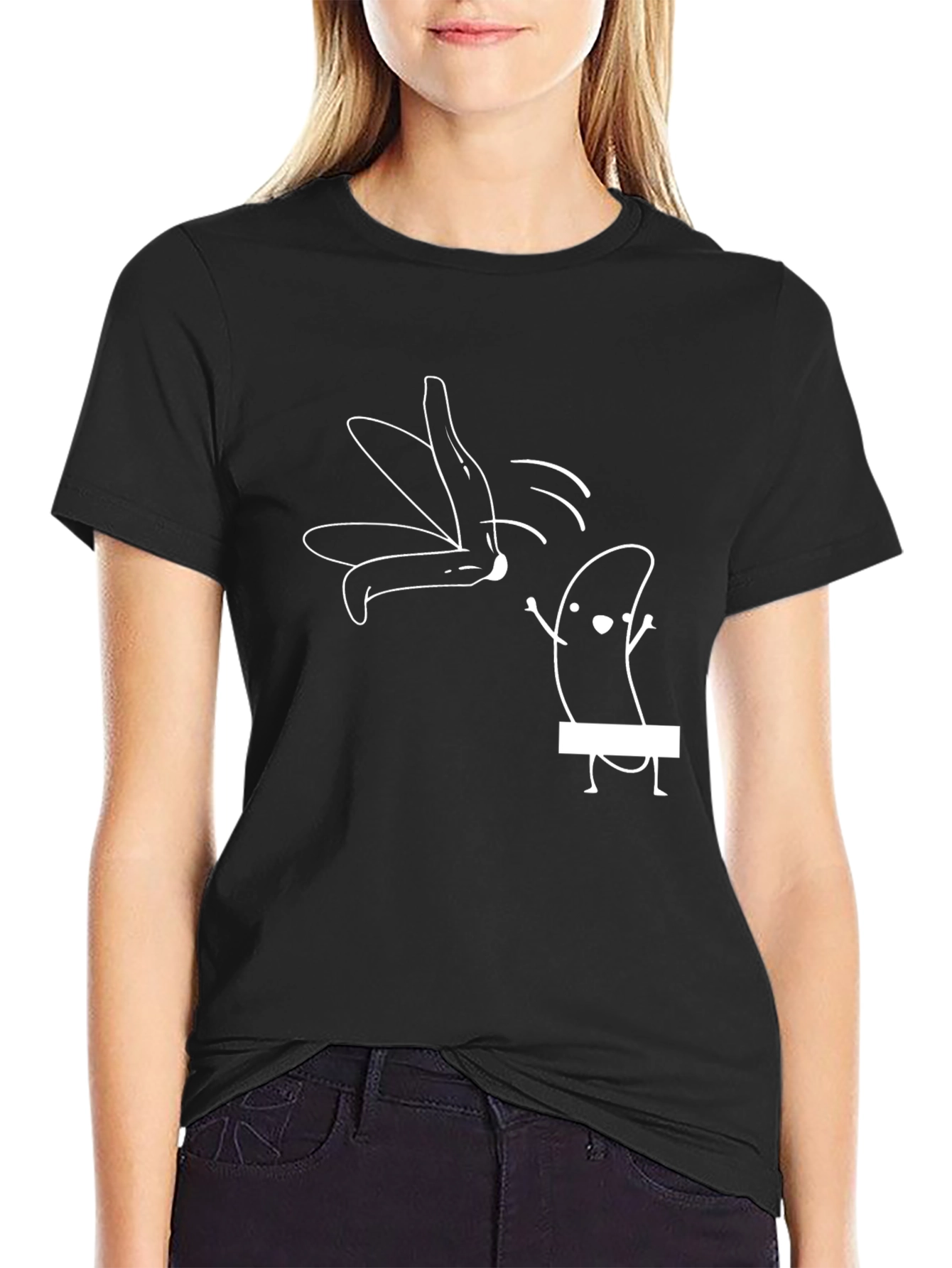 Funny Graphic Tee - Banana Stripper T-Shirt