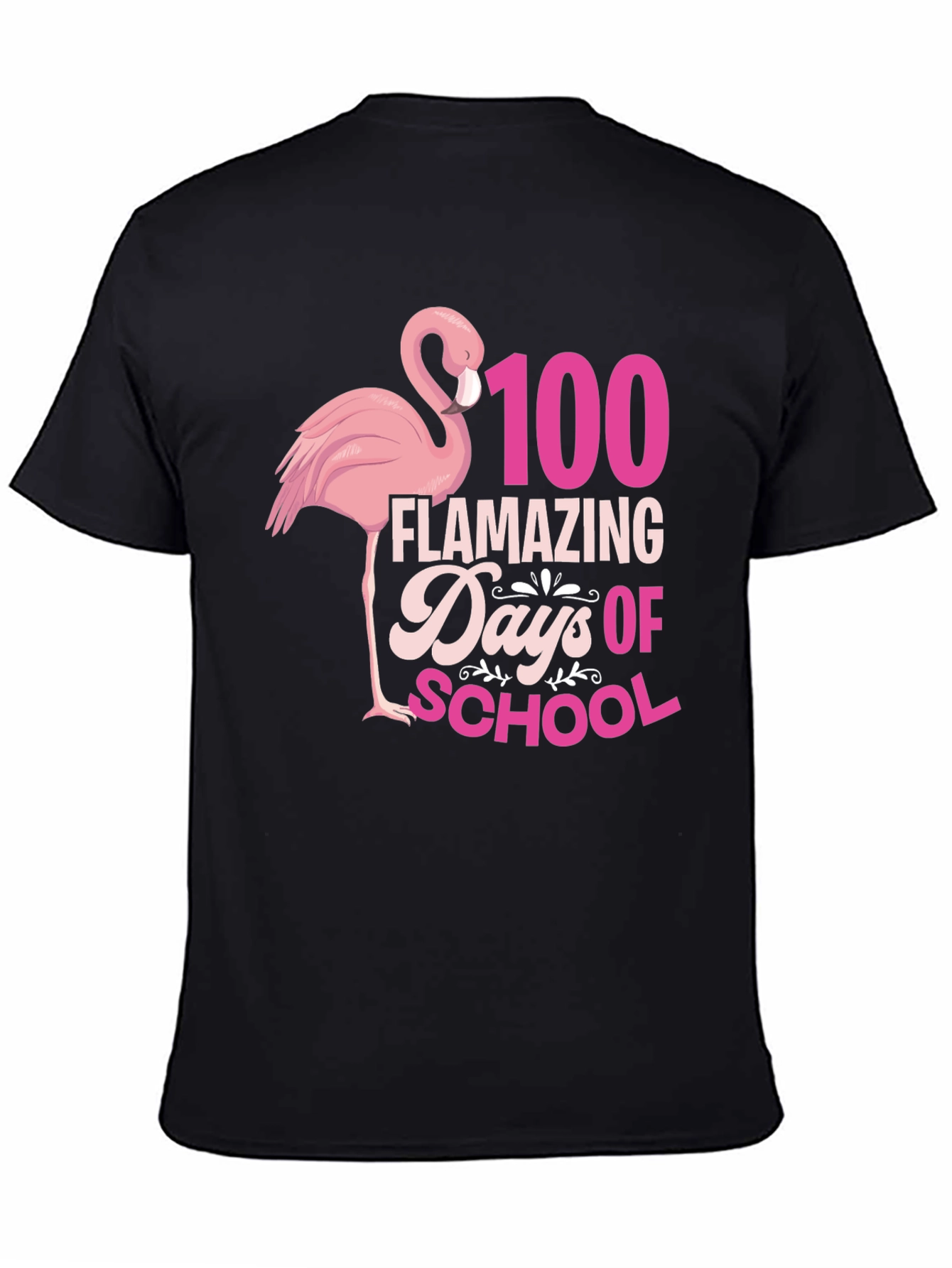 100 Days of School Flamingo Tee