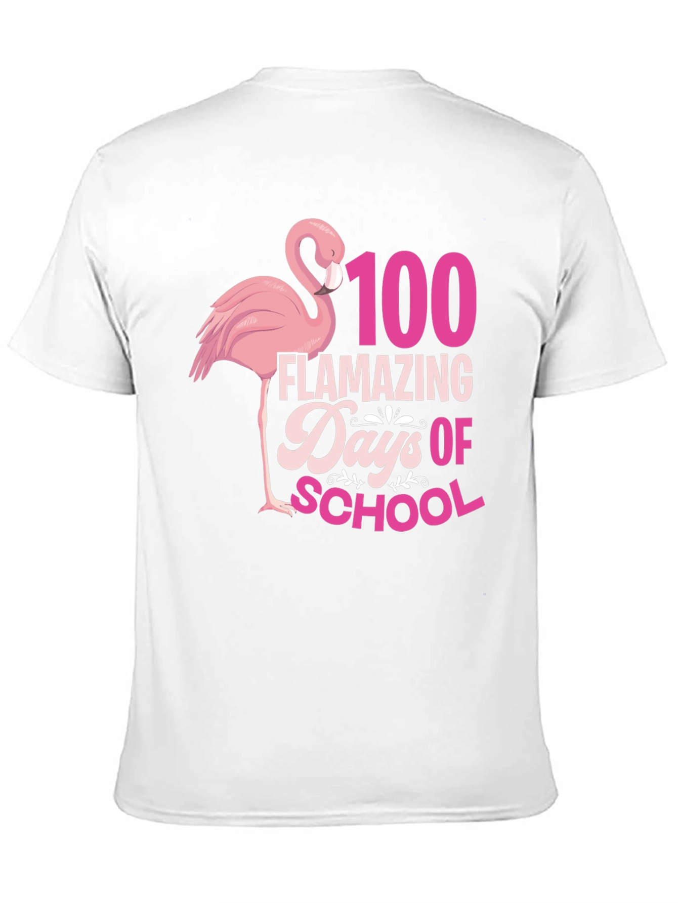 100 Days of School Flamingo Tee
