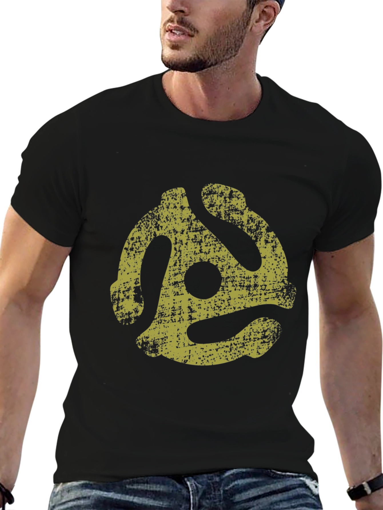 Retro 45 Adapter Graphic Tee - Black