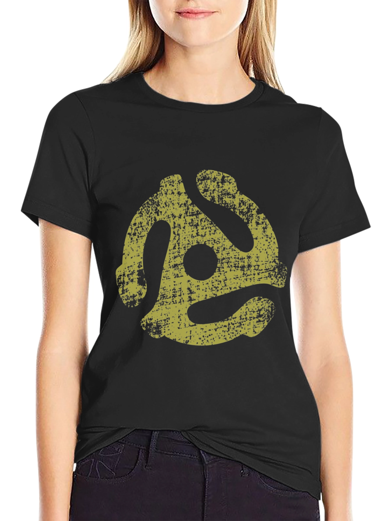 Retro 45 Adapter Graphic Tee - Black