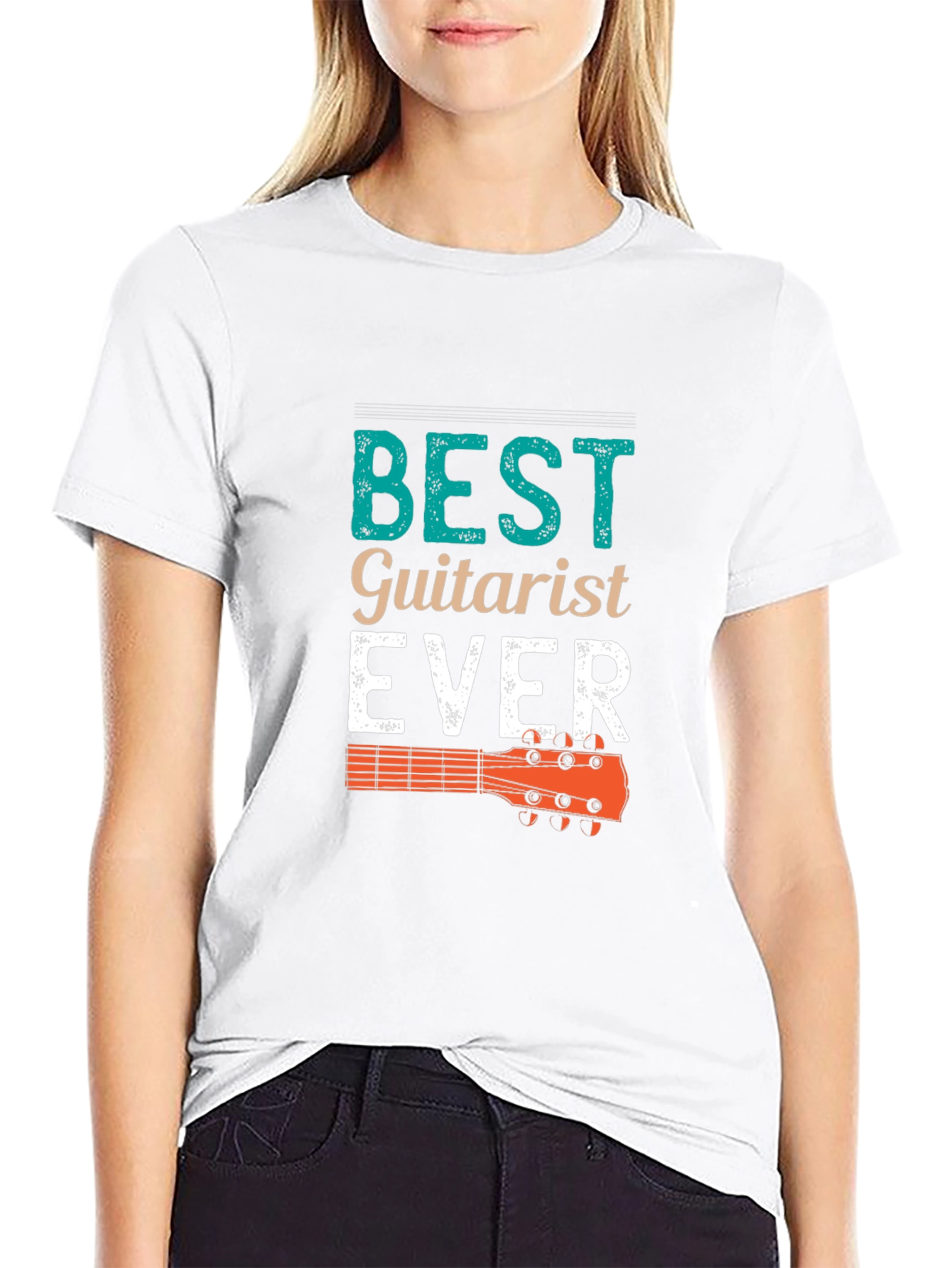 Best Guitarist Ever Graphic Tee - Music Lovers T-Shirt