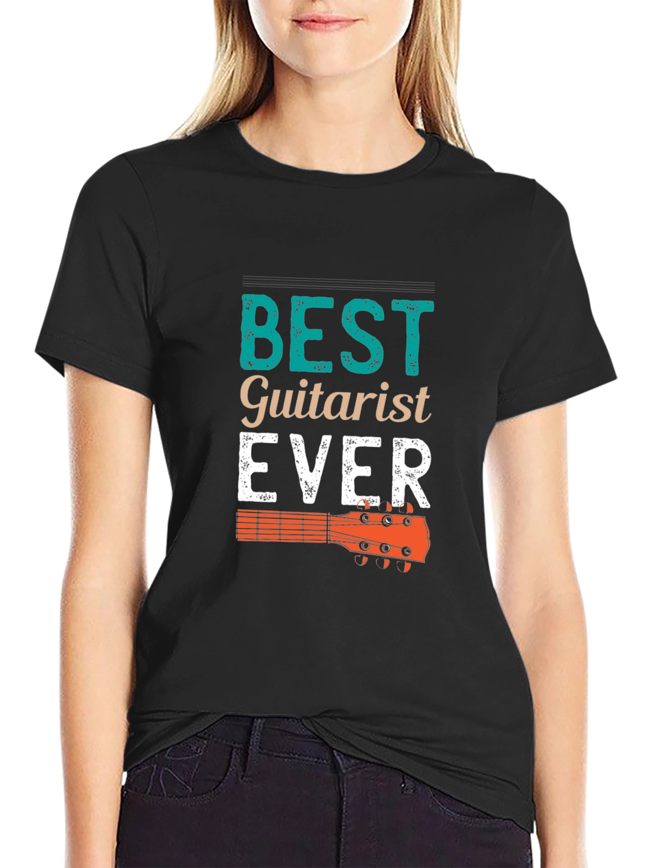 Best Guitarist Ever Graphic Tee - Music Lovers T-Shirt