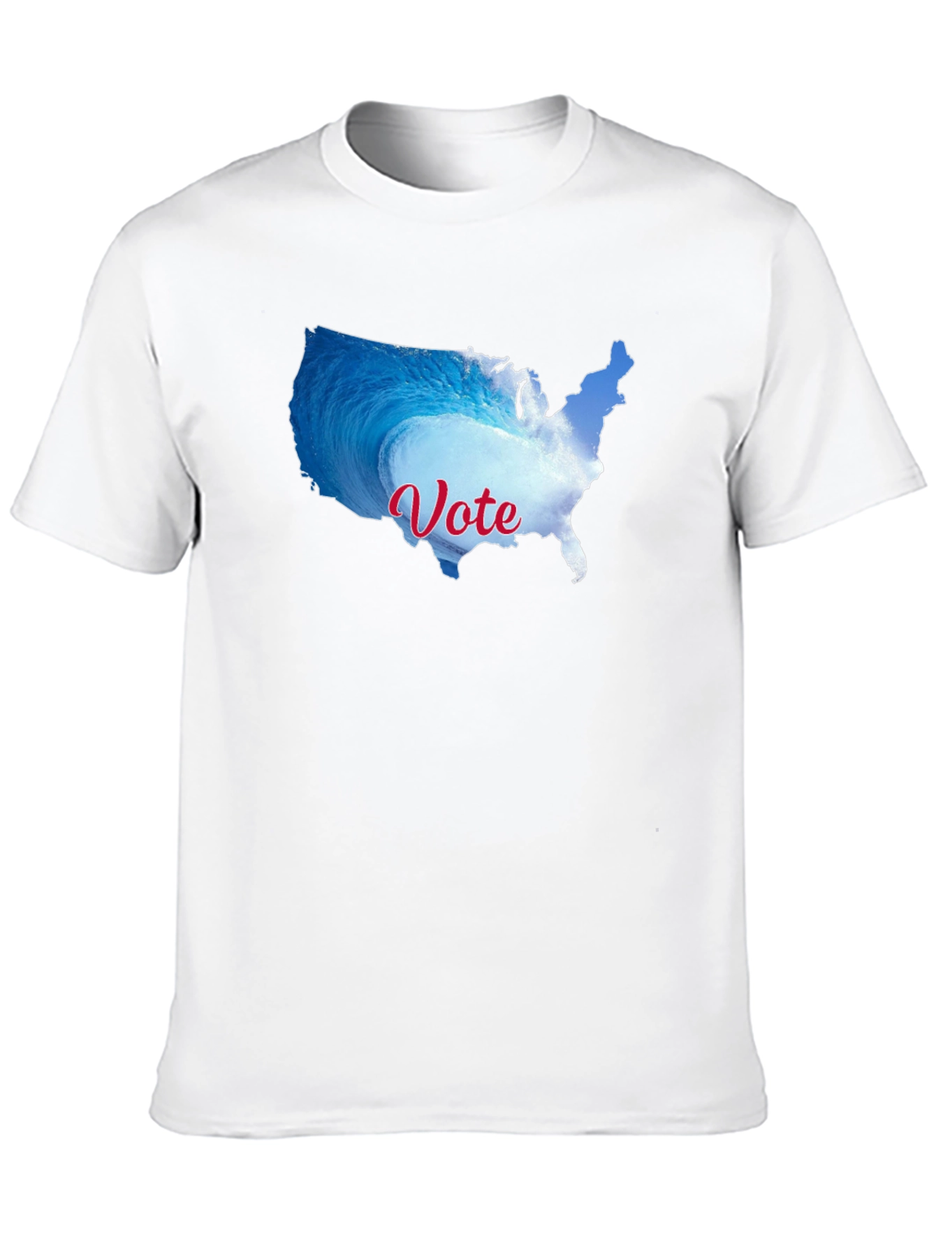 Vote USA Patriotic Graphic Tee - Black Cotton