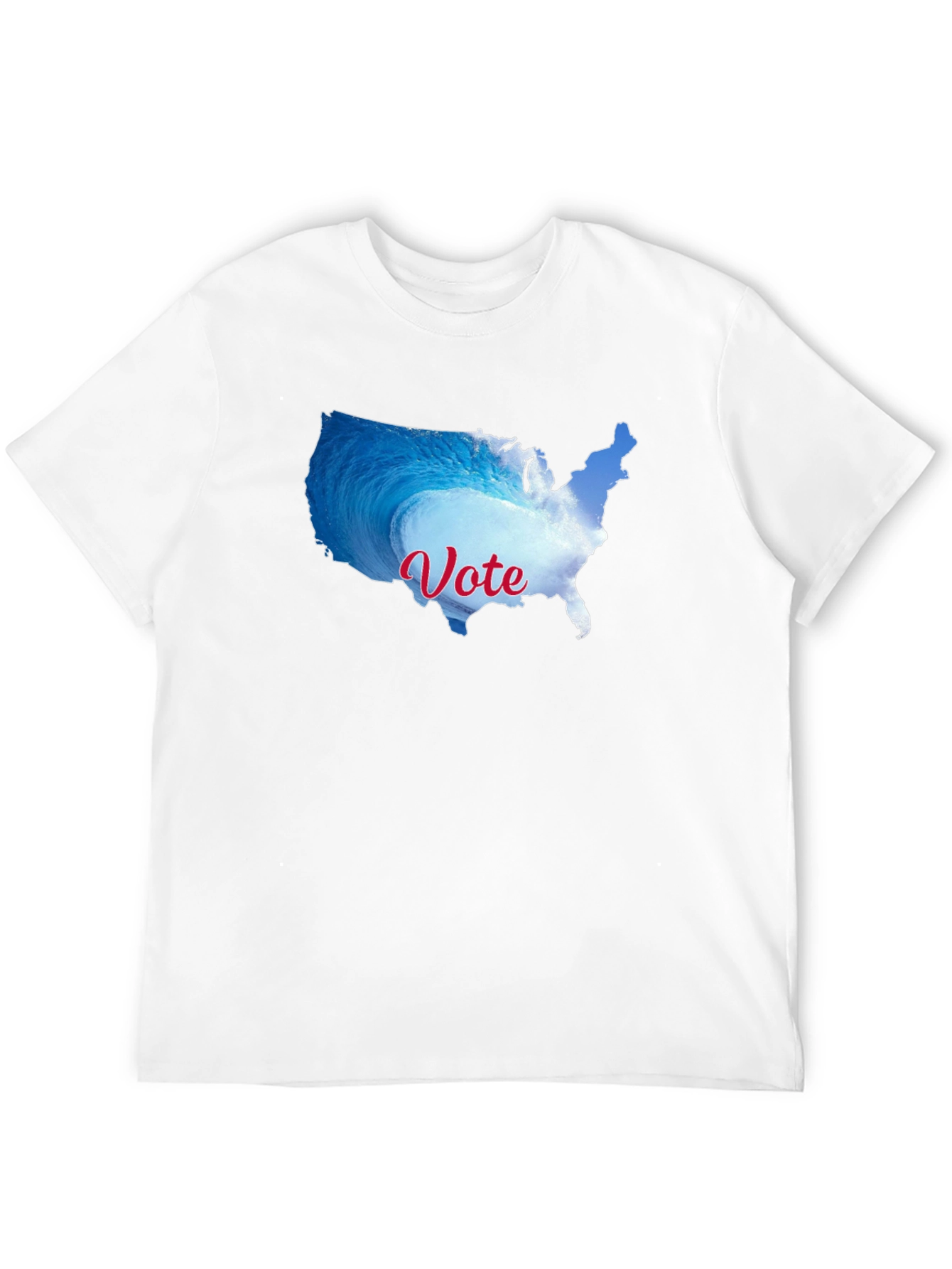 Vote USA Patriotic Graphic Tee - Black Cotton