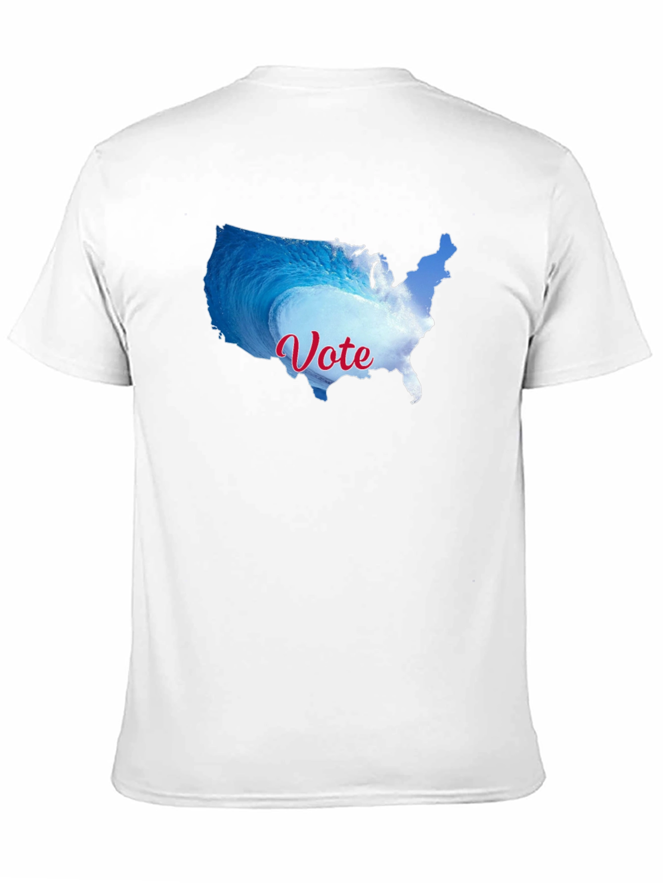 Vote USA Patriotic Graphic Tee - Black Cotton