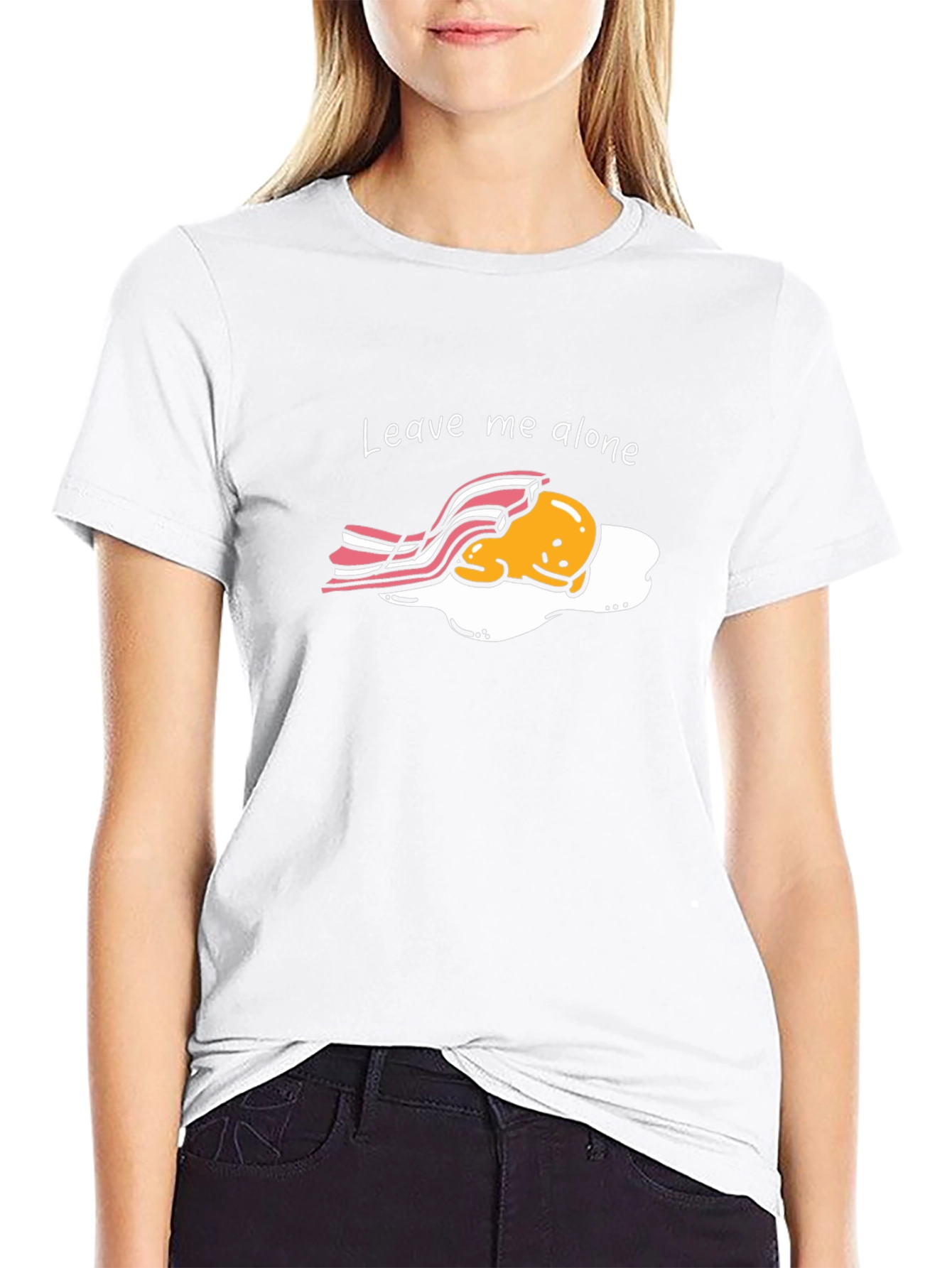 Leave Me Alone T-Shirt - Funny Egg Graphic Tee