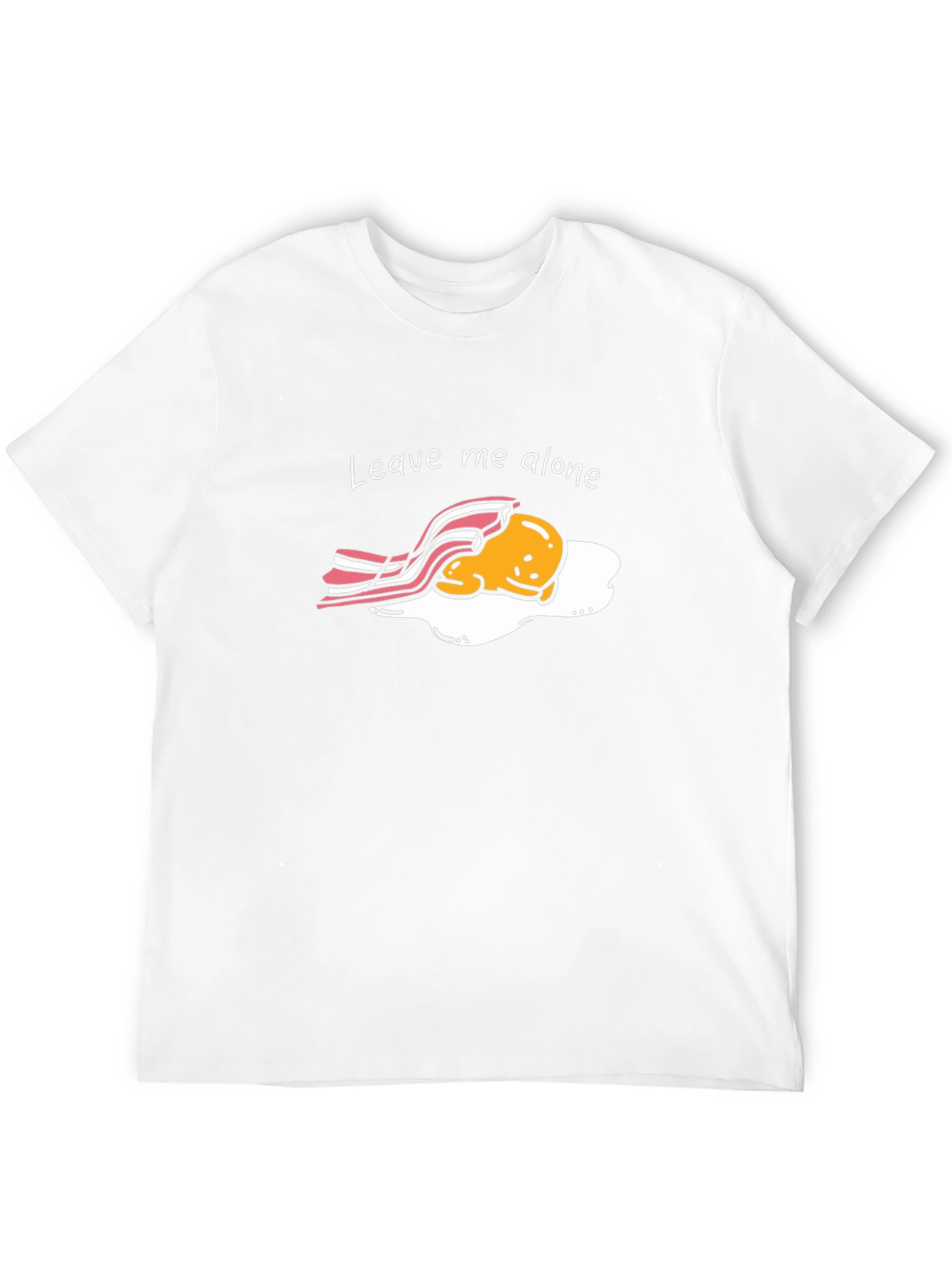 Leave Me Alone T-Shirt - Funny Egg Graphic Tee