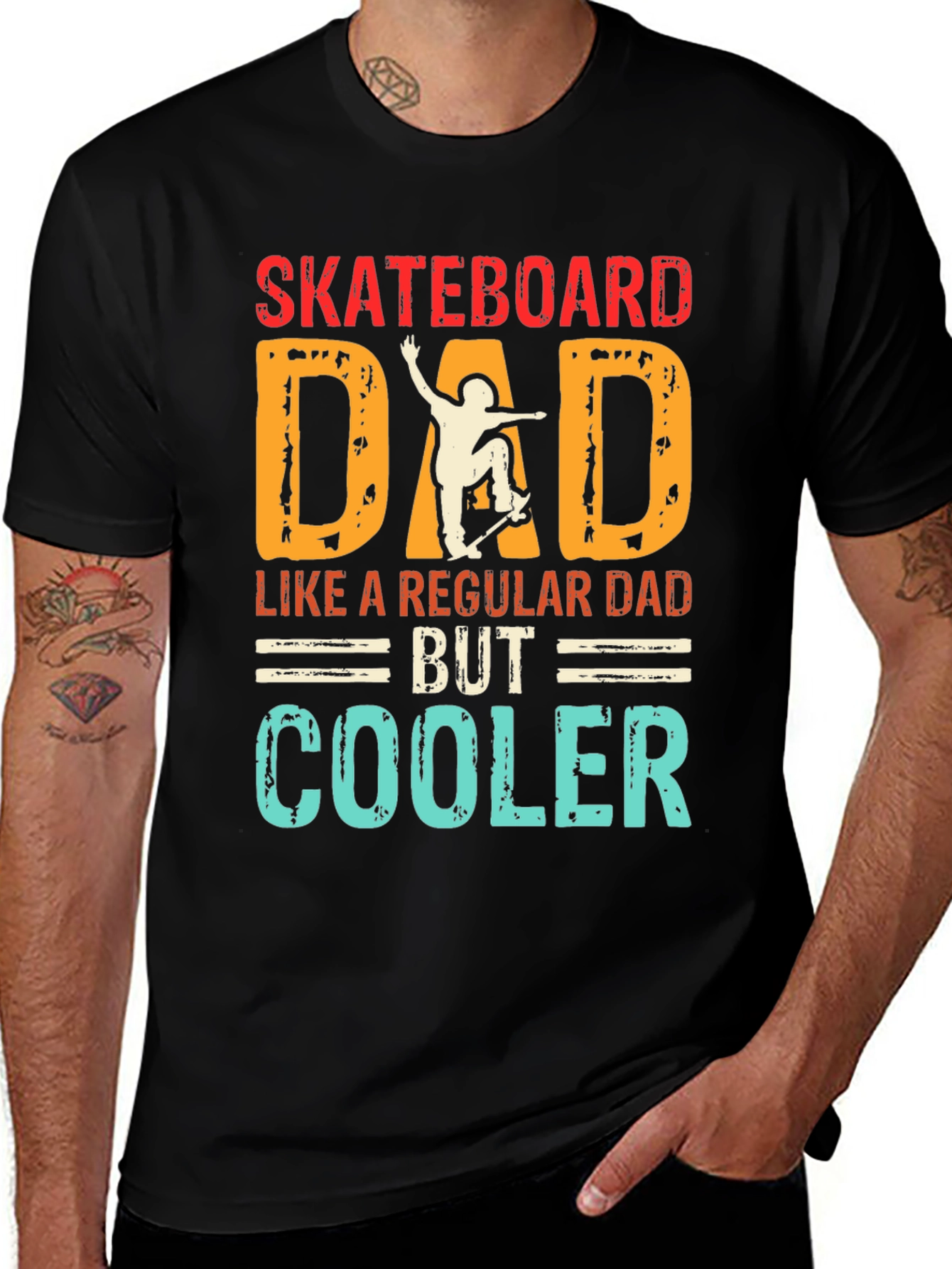 Skateboard Dad T-Shirt - Cool Dad Gift
