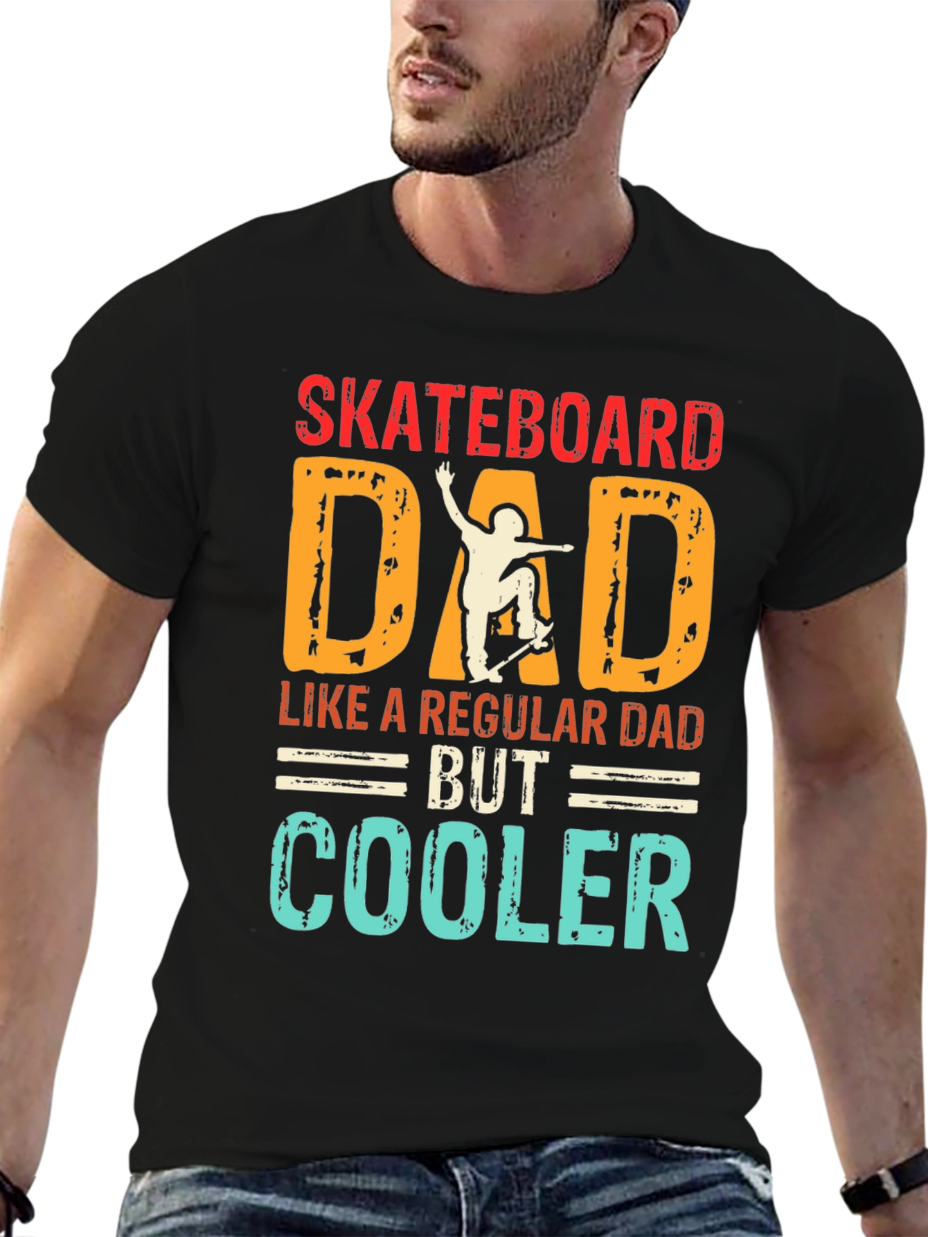 Skateboard Dad T-Shirt - Cool Dad Gift