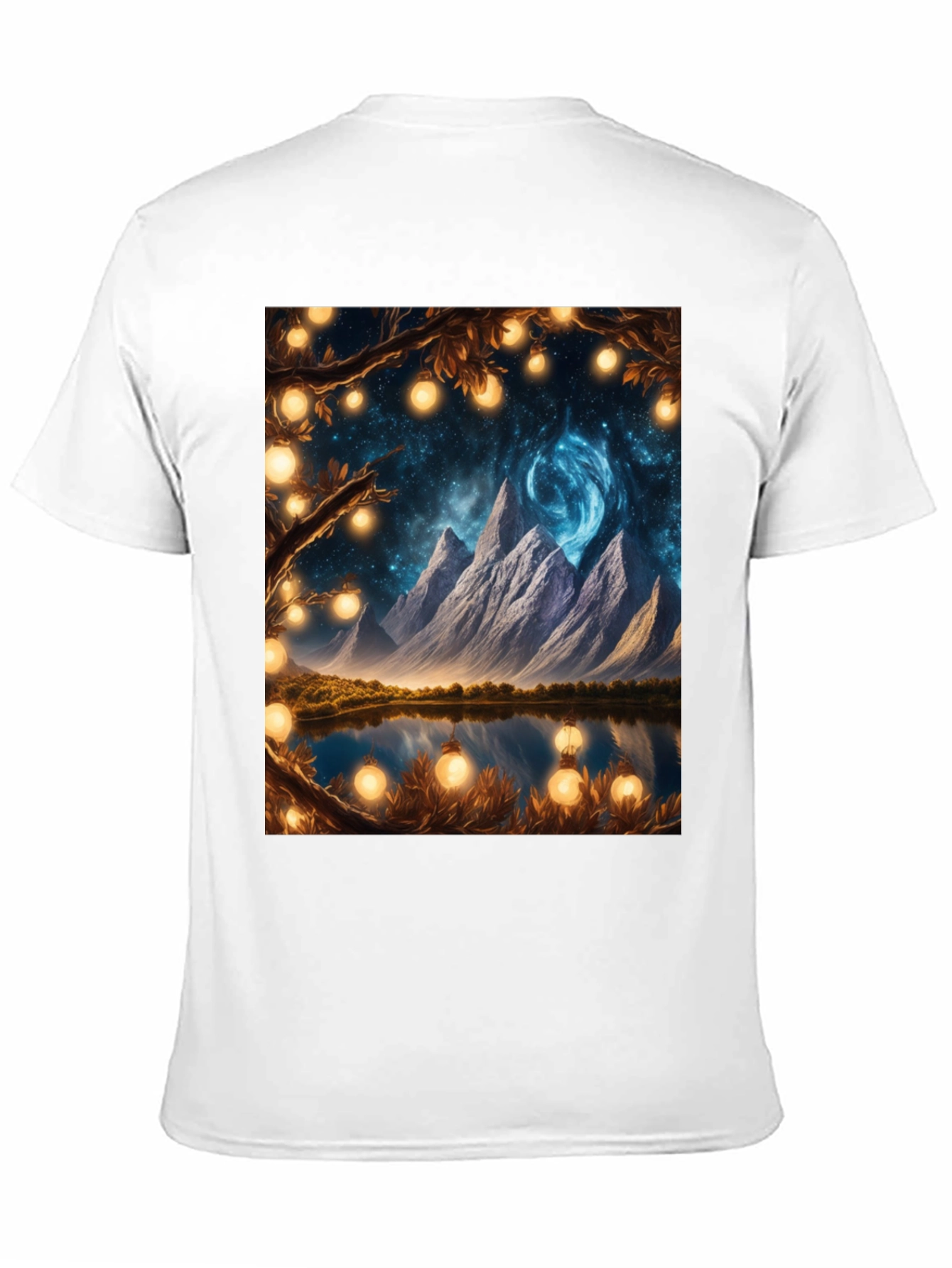 Fantasy Mountain Lake Graphic Tee