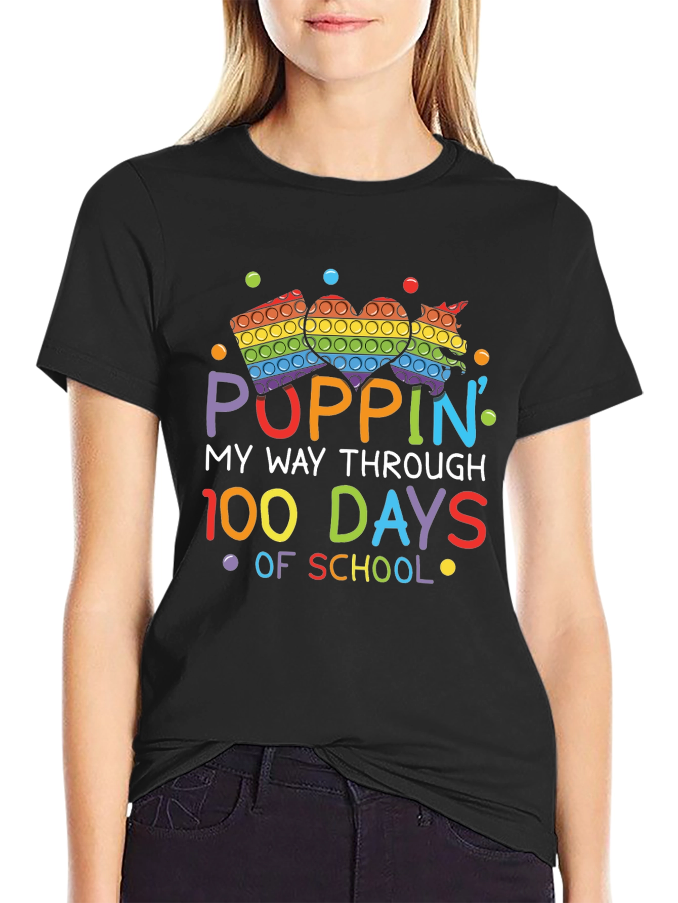Poppin 100 Days of School T-Shirt