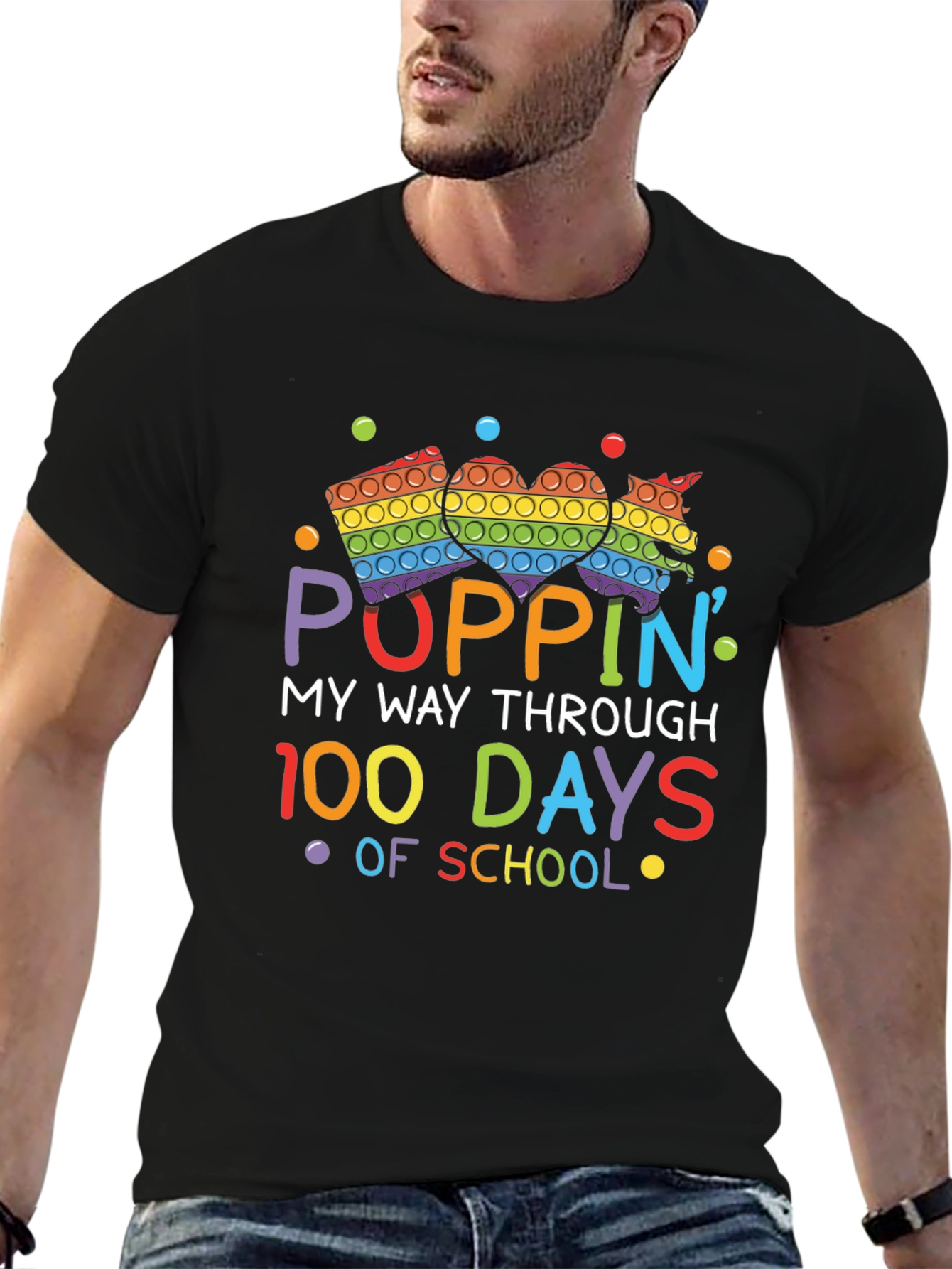 Poppin 100 Days of School T-Shirt