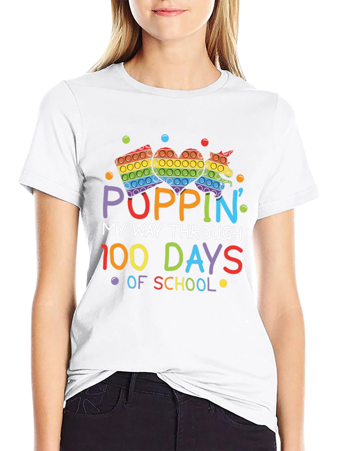 Poppin 100 Days of School T-Shirt