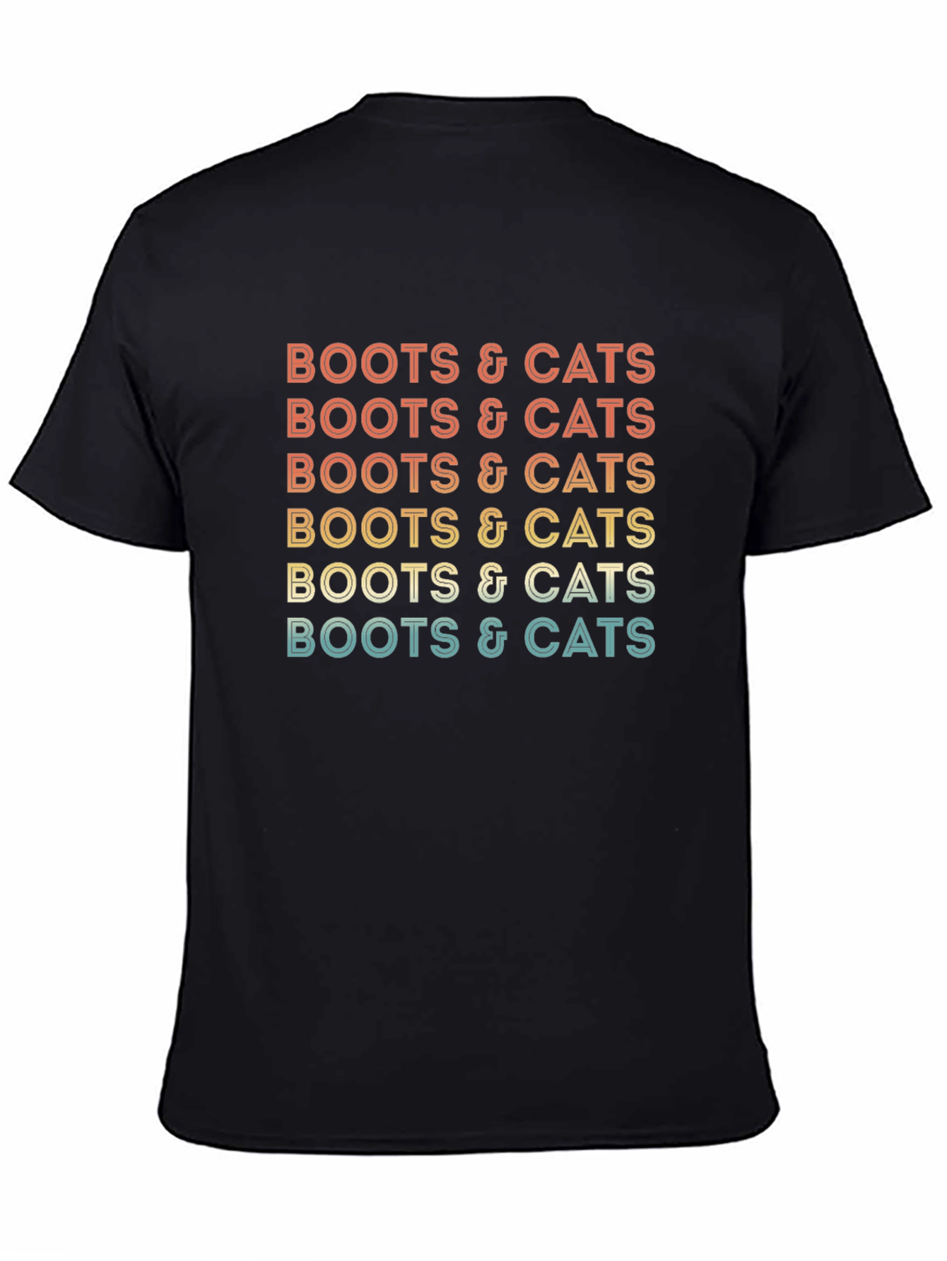 Boots & Cats Retro Graphic Tee - Unisex