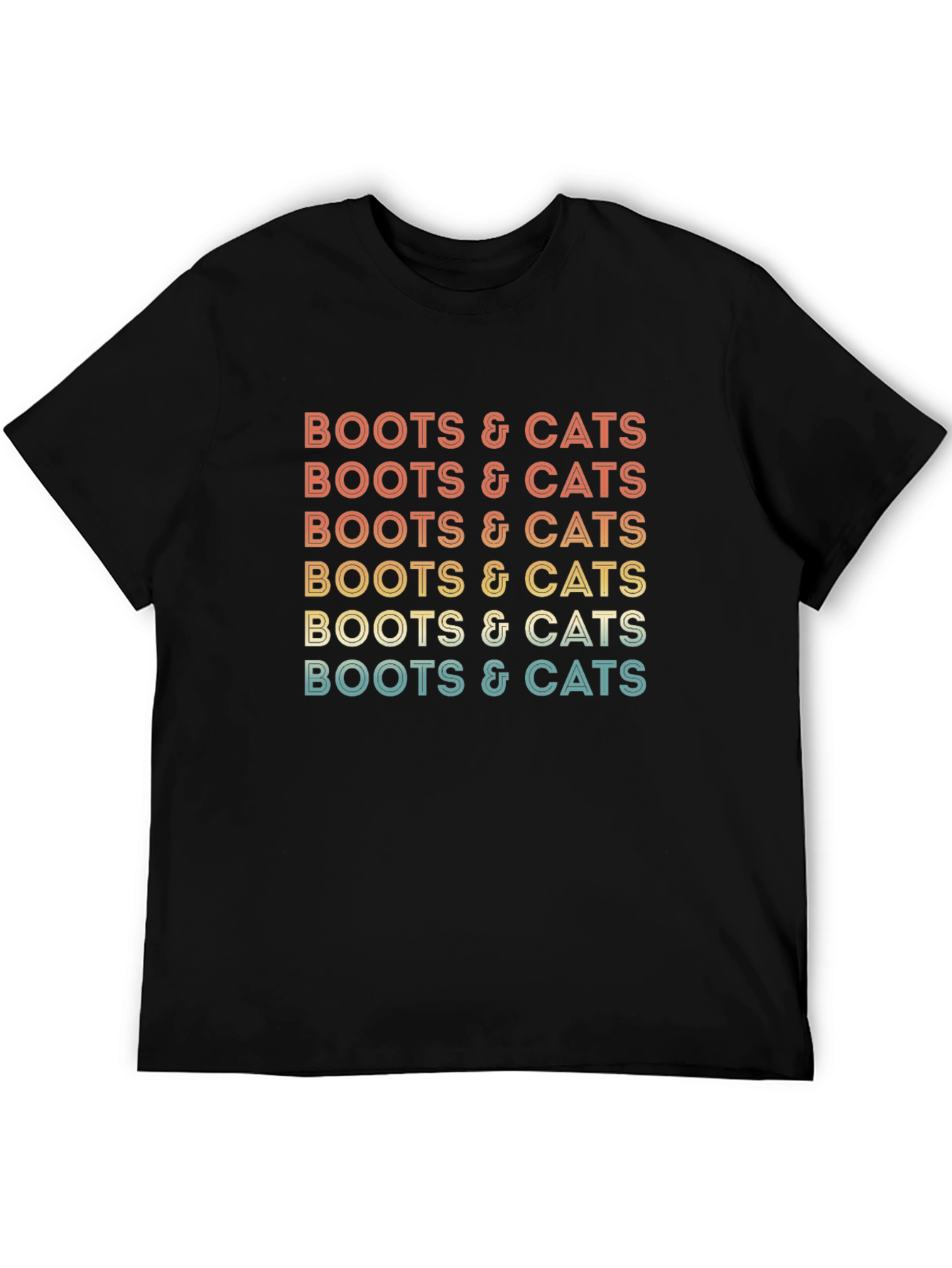 Boots & Cats Retro Graphic Tee - Unisex