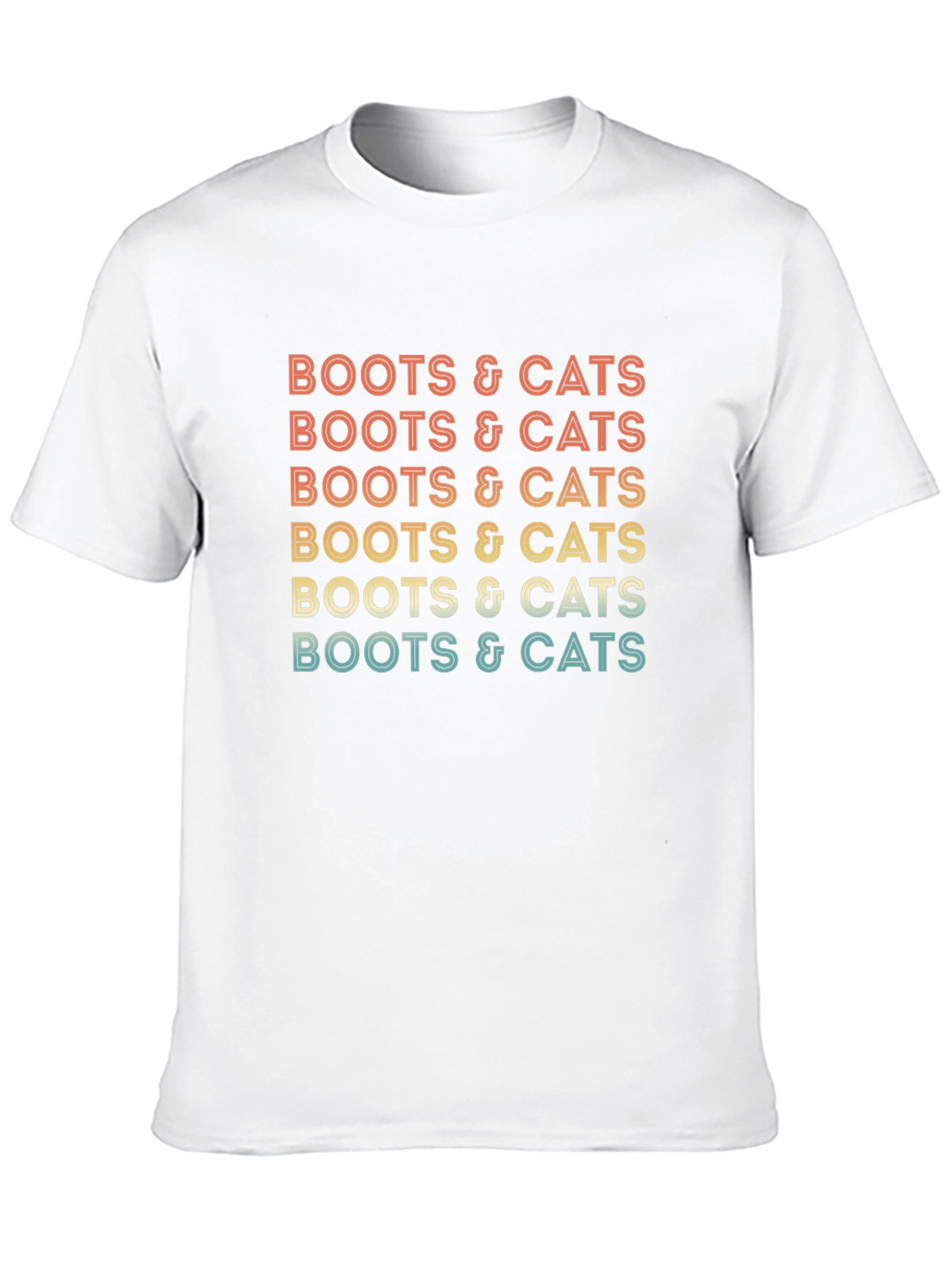 Boots & Cats Retro Graphic Tee - Unisex