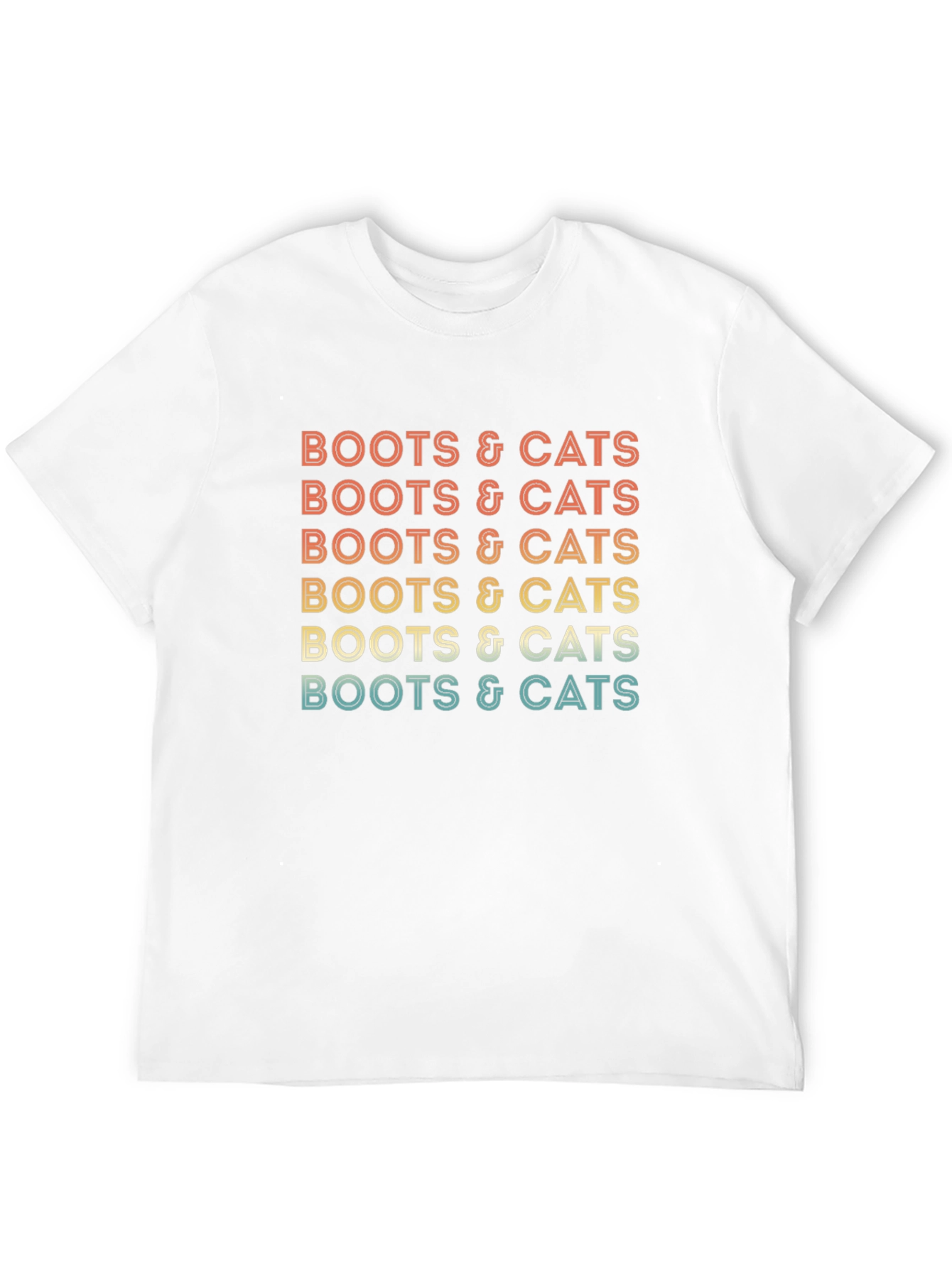 Boots & Cats Retro Graphic Tee - Unisex