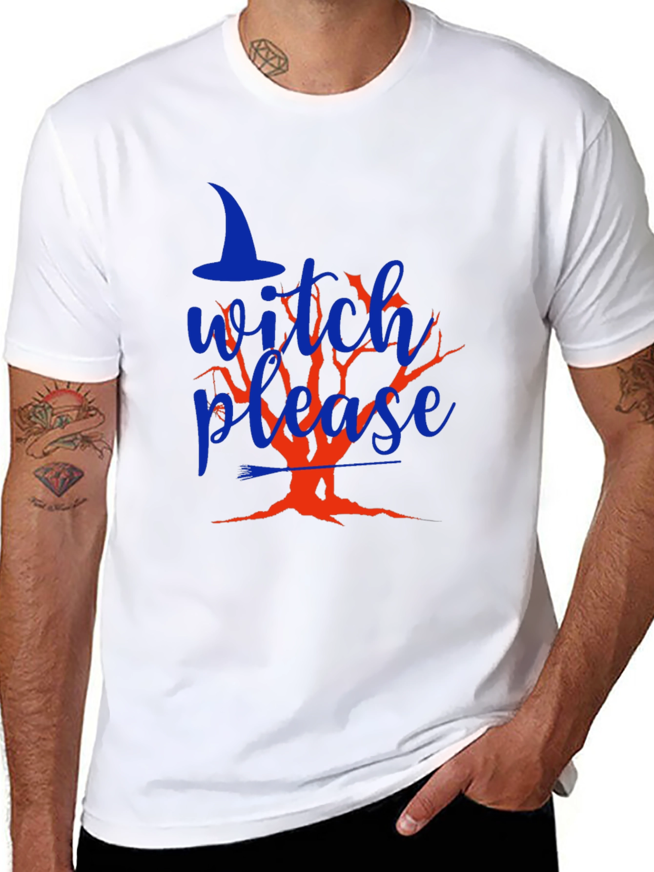 Witch Please Graphic Tee - Halloween Edition
