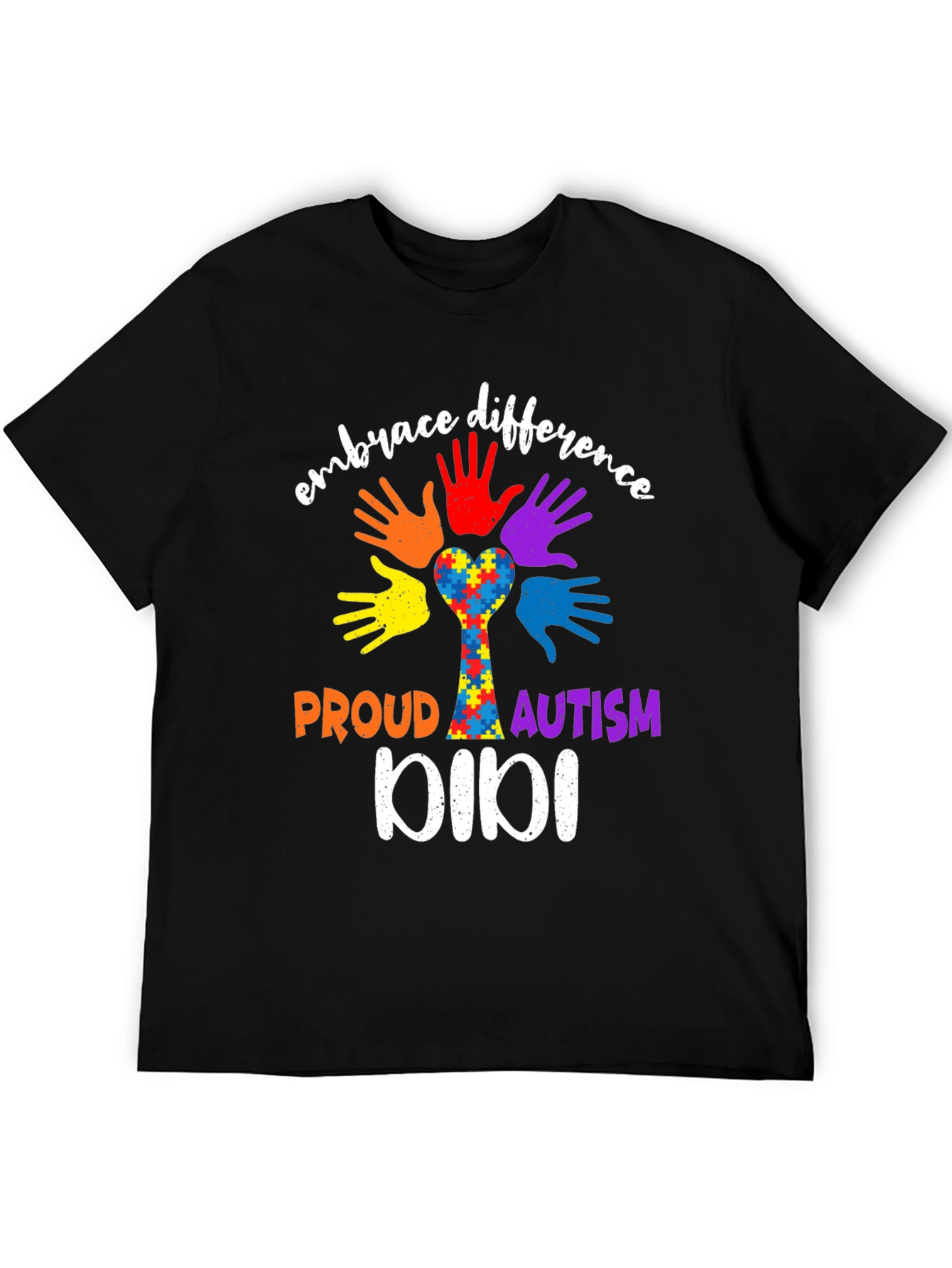 Embrace Difference Autism Awareness T-Shirt