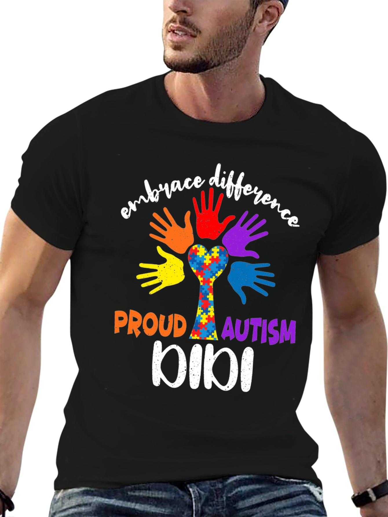 Embrace Difference Autism Awareness T-Shirt