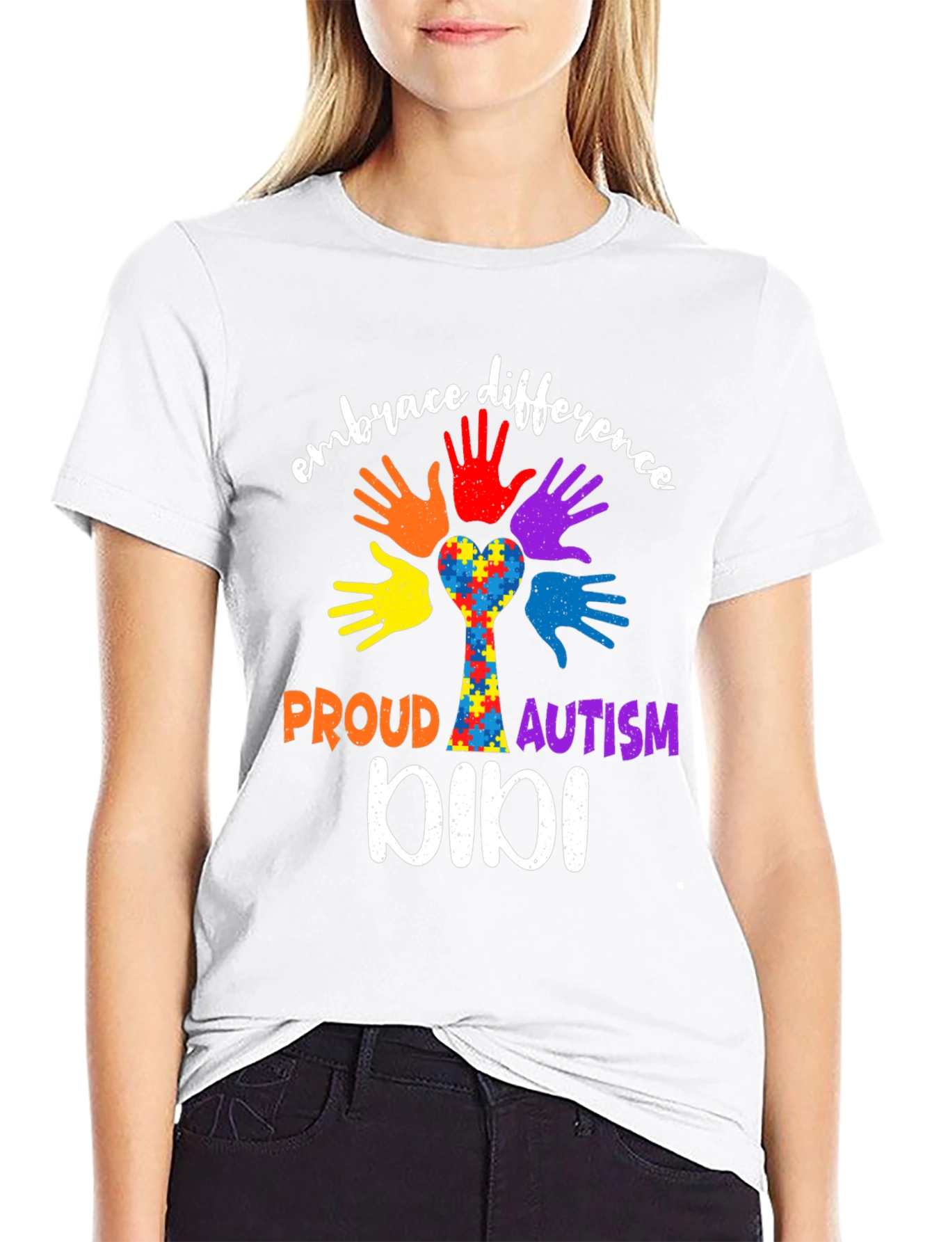 Embrace Difference Autism Awareness T-Shirt