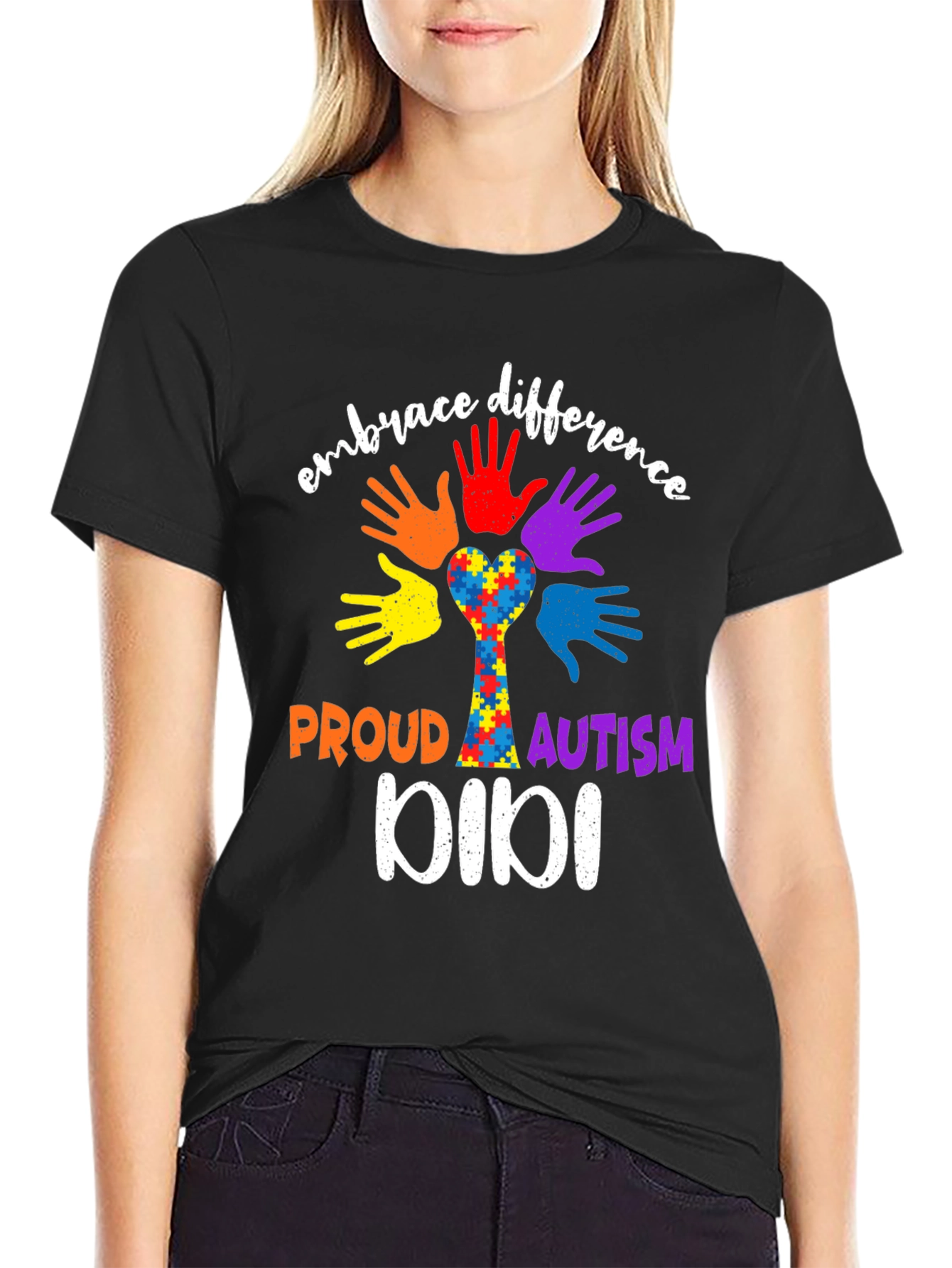 Embrace Difference Autism Awareness T-Shirt