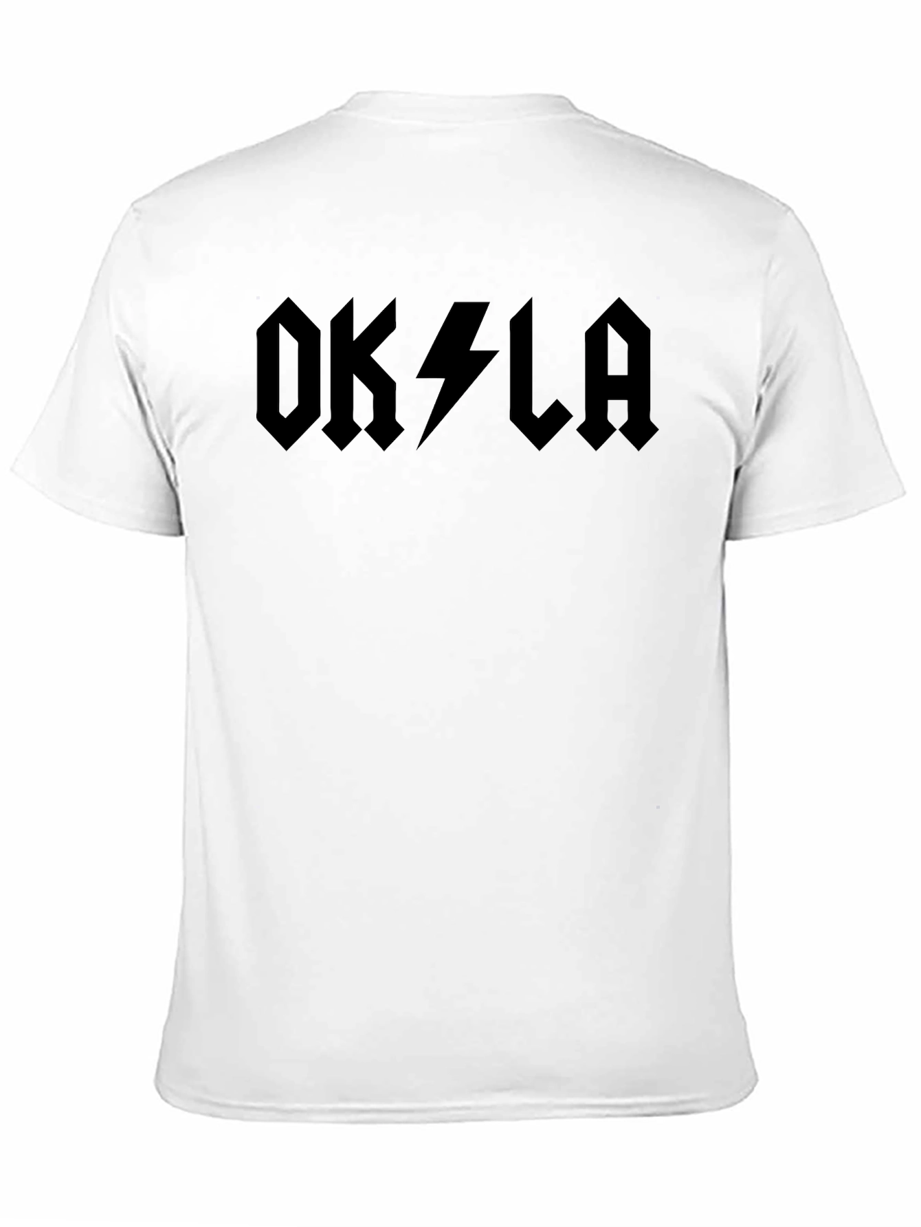 OKLA Lightning Bolt Graphic Tee - Black