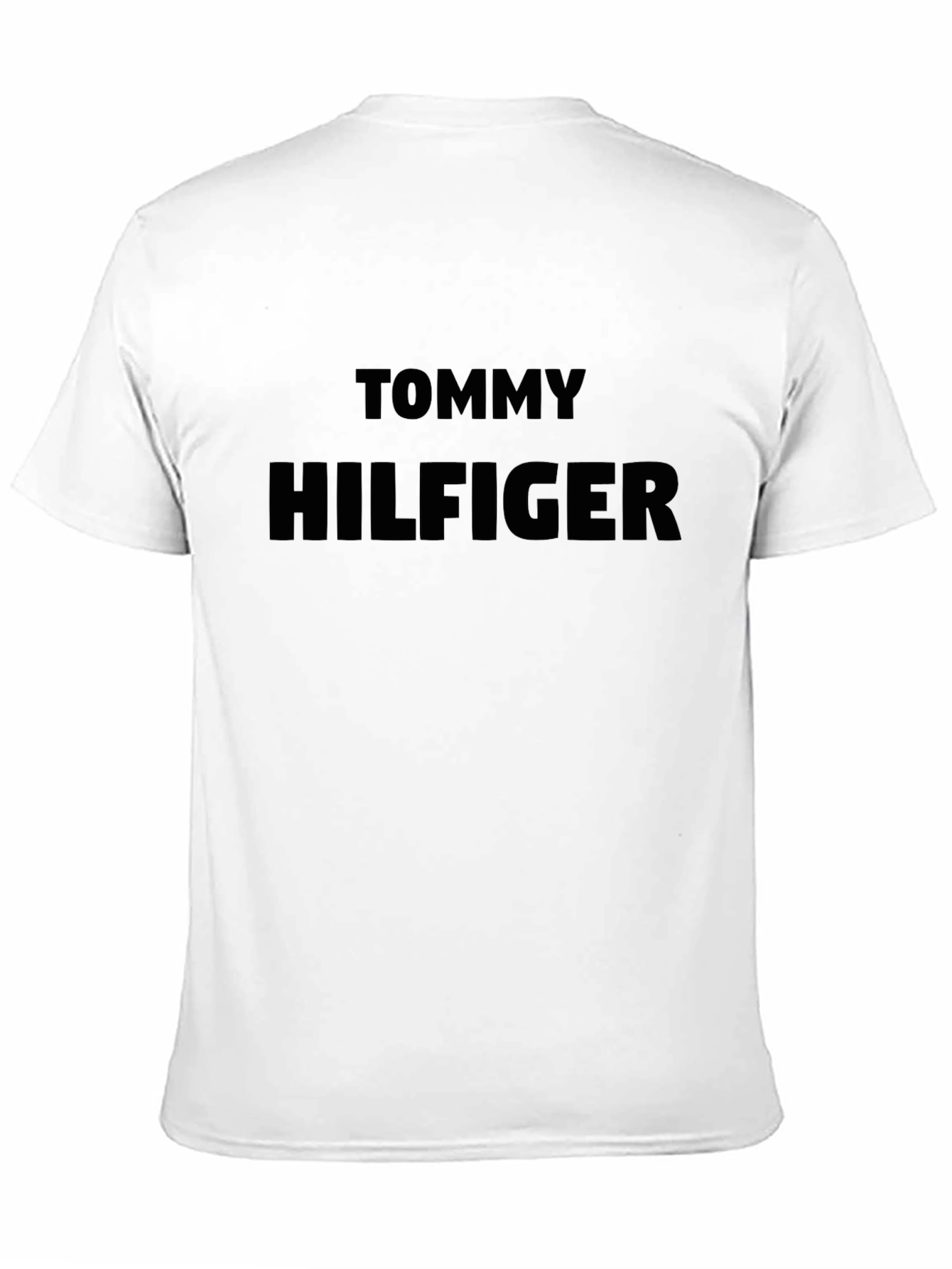 Tommy Hilfiger Mens Black Crewneck T-Shirt