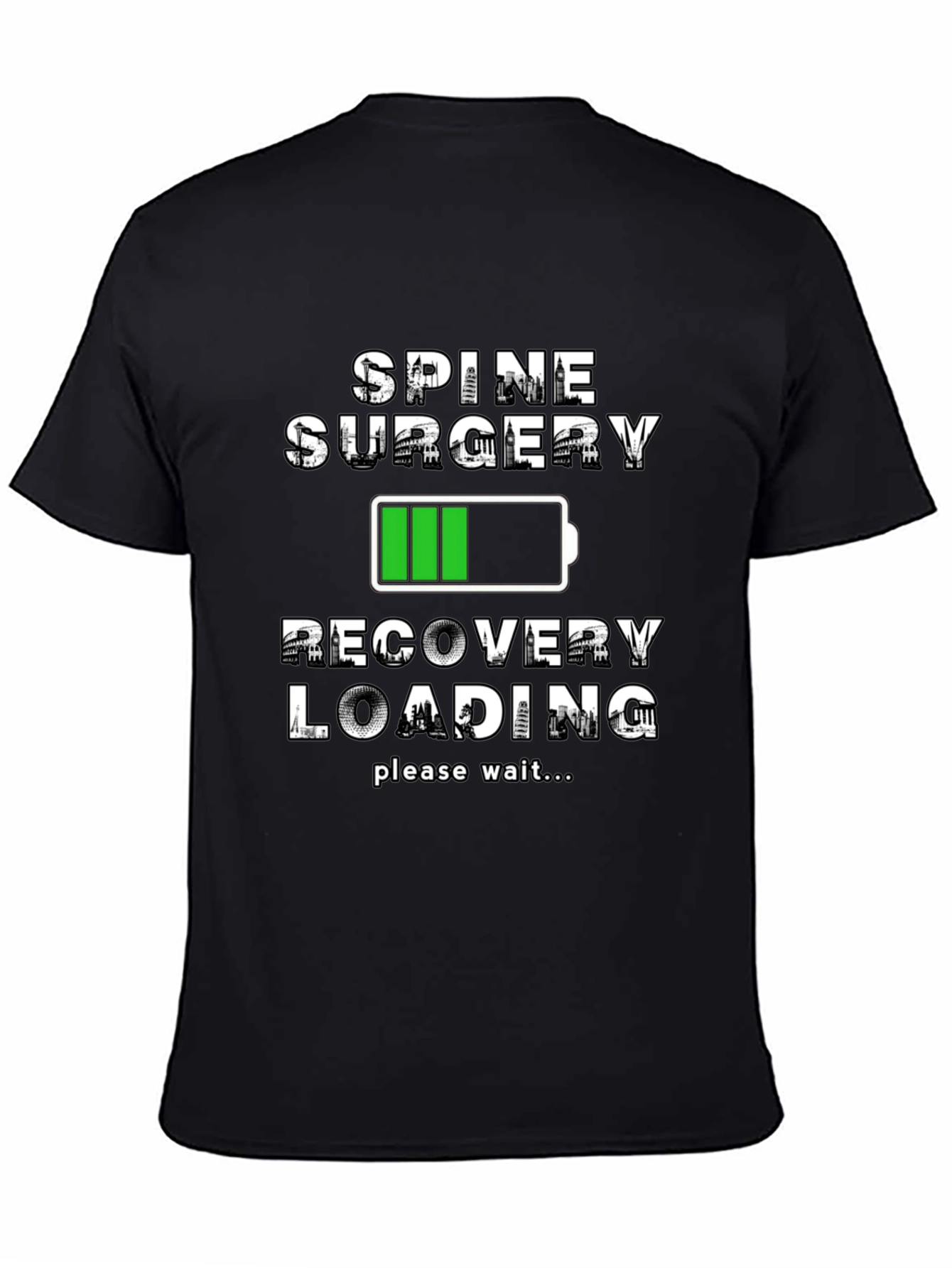 Spine Surgery Recovery Loading T-Shirt