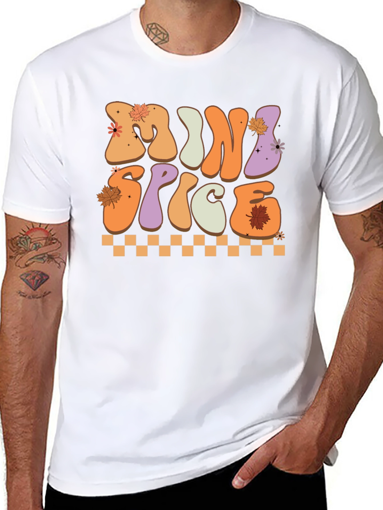 Mini Spice Graphic Tee - Retro Fall Vibes