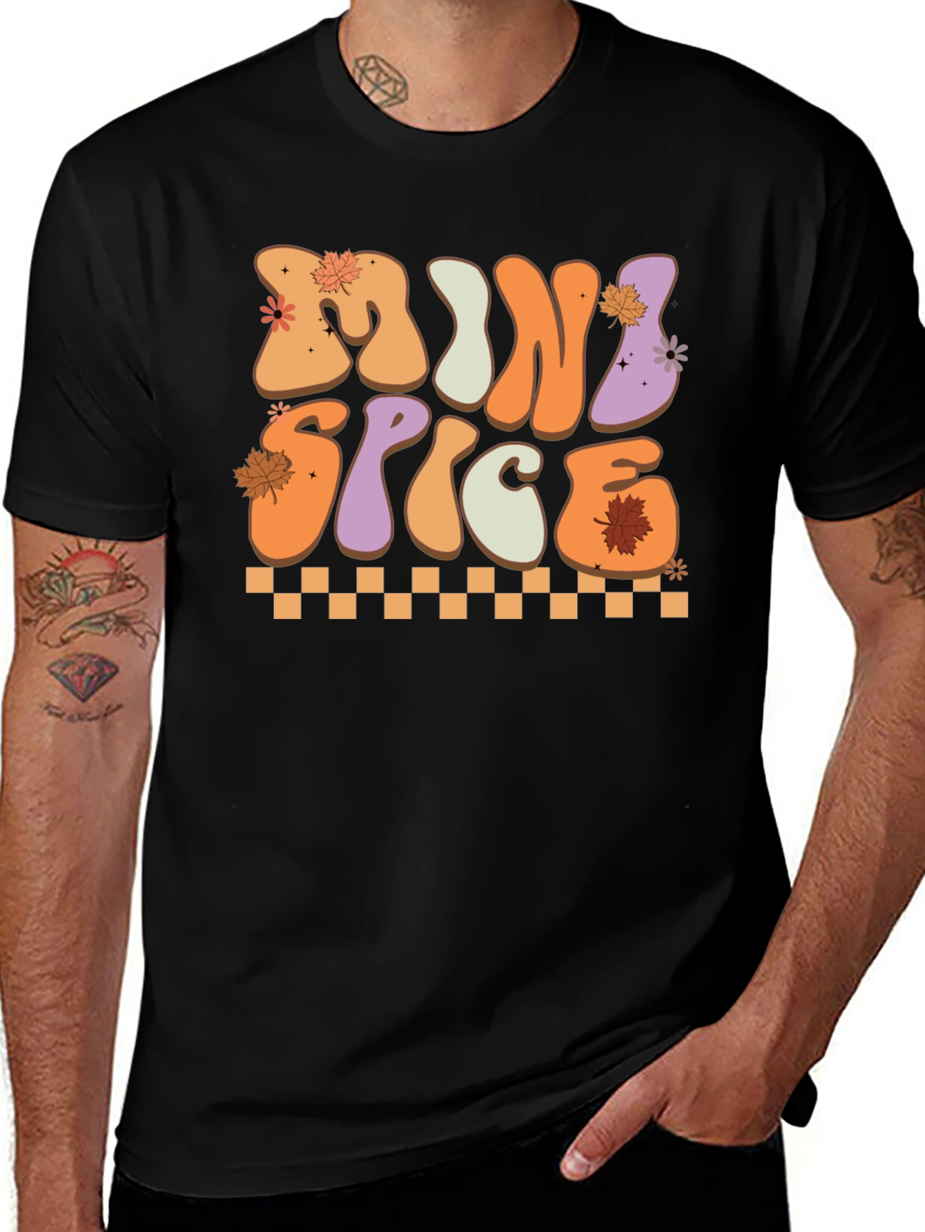 Mini Spice Graphic Tee - Retro Fall Vibes