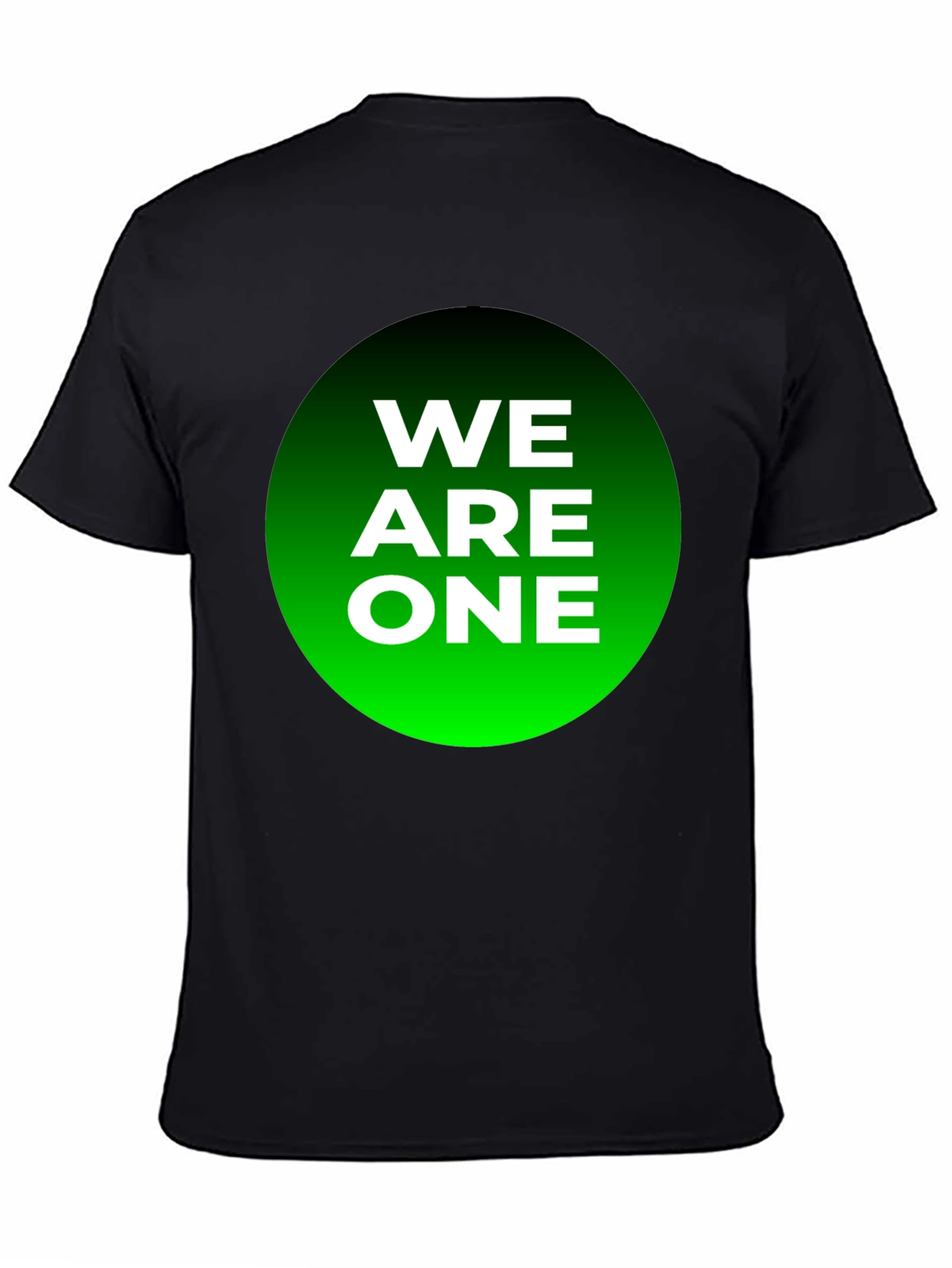 We Are One Graphic Tee - Black