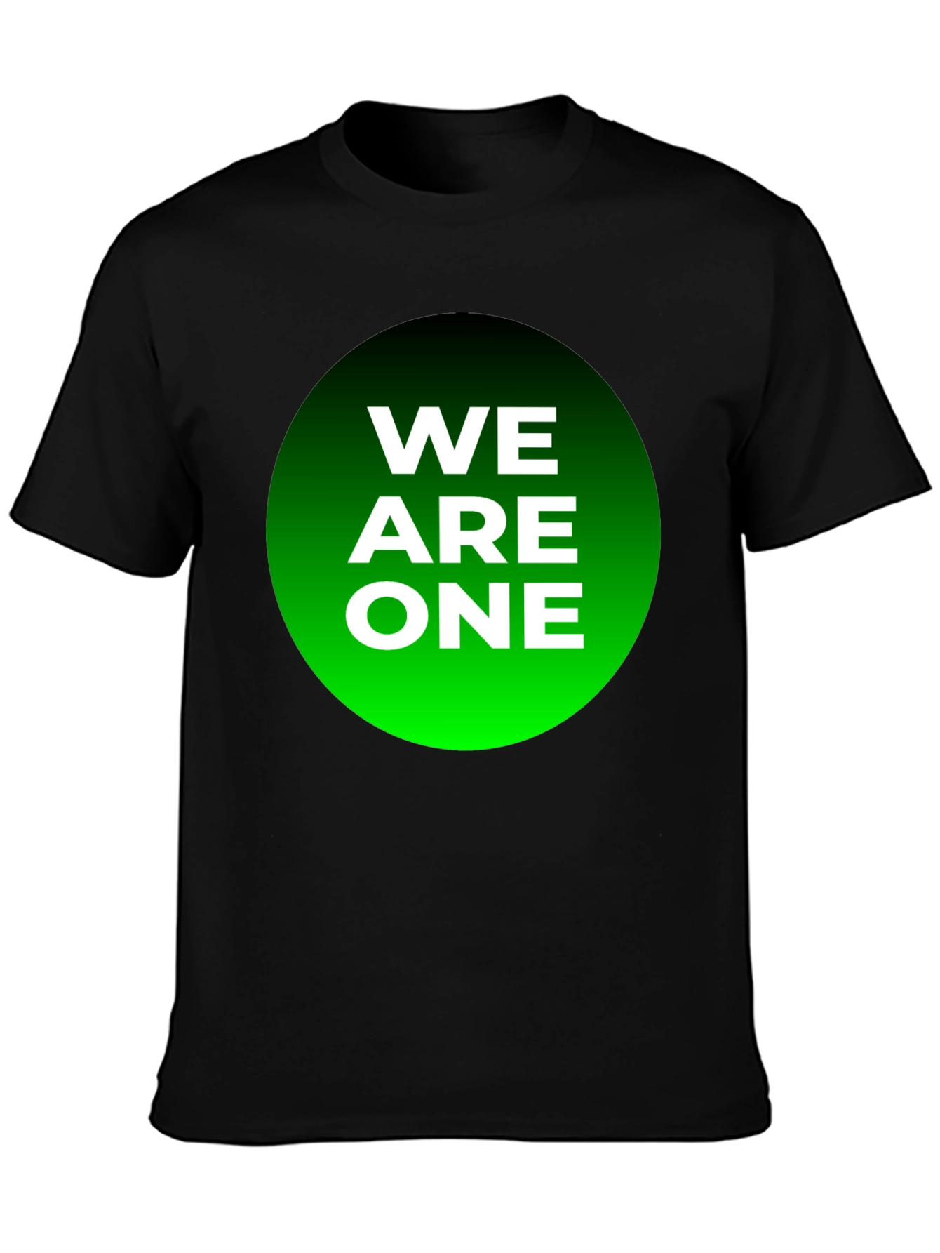We Are One Graphic Tee - Black