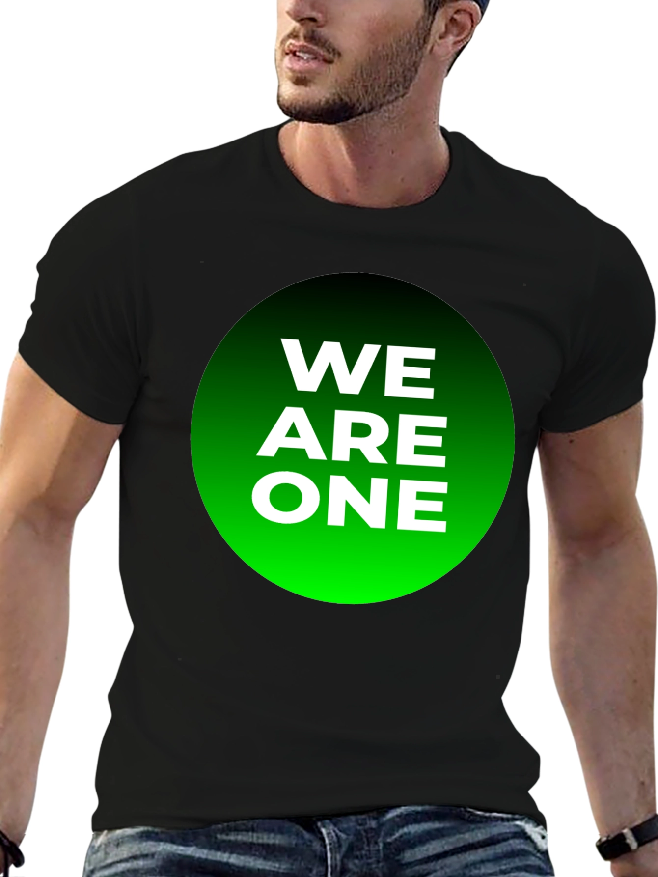We Are One Graphic Tee - Black
