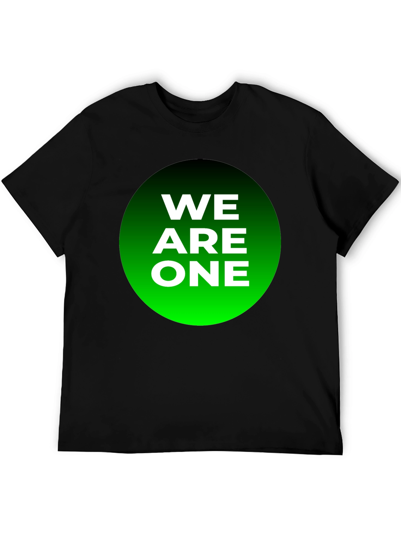 We Are One Graphic Tee - Black