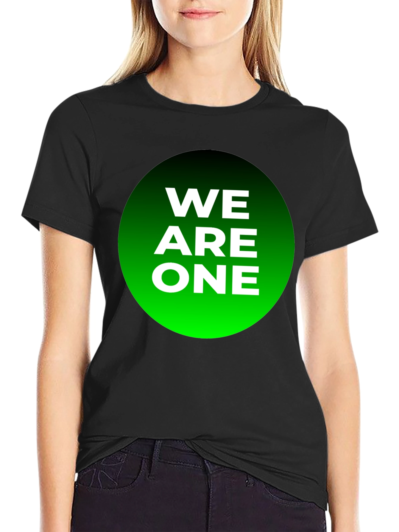 We Are One Graphic Tee - Black